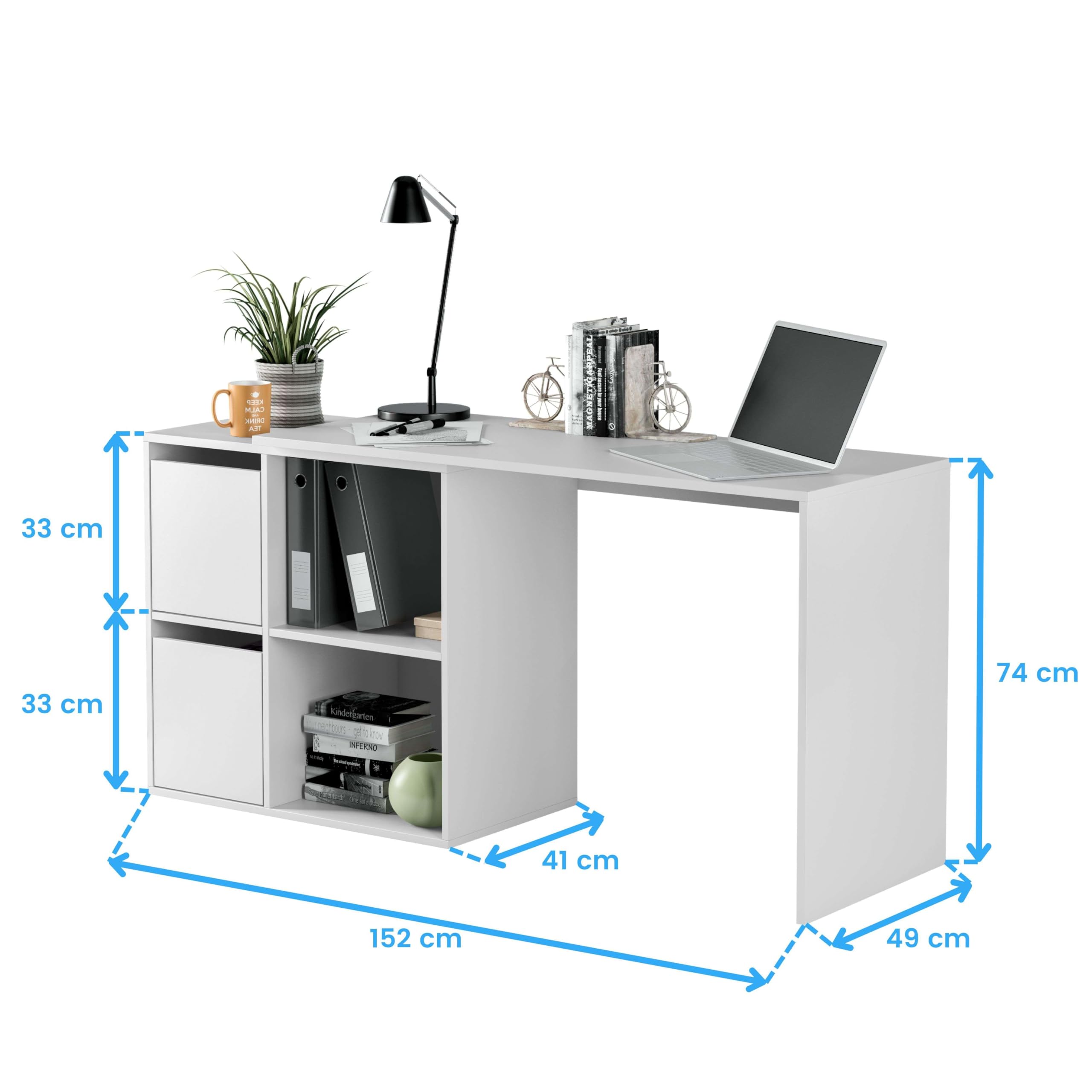 Miroytengo Pack Muebles Dormitorio Juvenil Completo en Color Blanco y Roble Claro Cama + Armario + Escritorio. Incluye Somieres