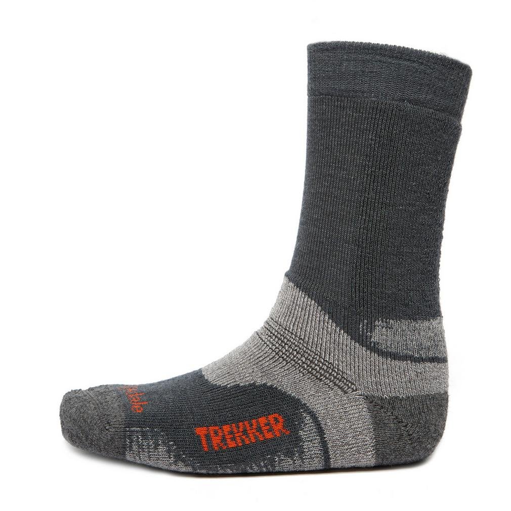 Bridgedale Men's Endurance Trekker Socks, Grey, L