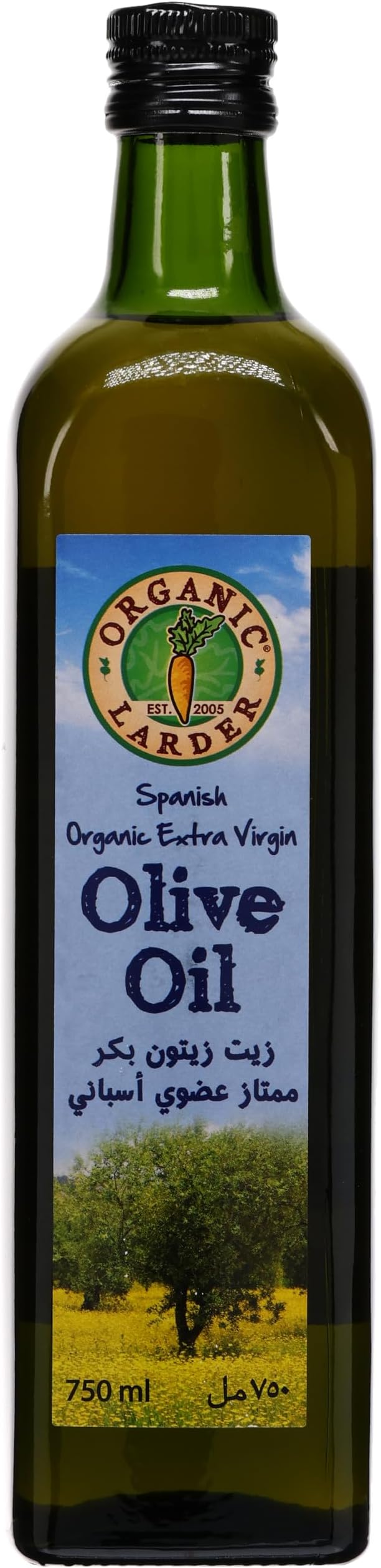 Spanish Organic Extra Virgin Olive Oil - 750 ml