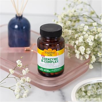 Country Life Coenzyme B-Complex with Choline, 60 Vegan Capsules