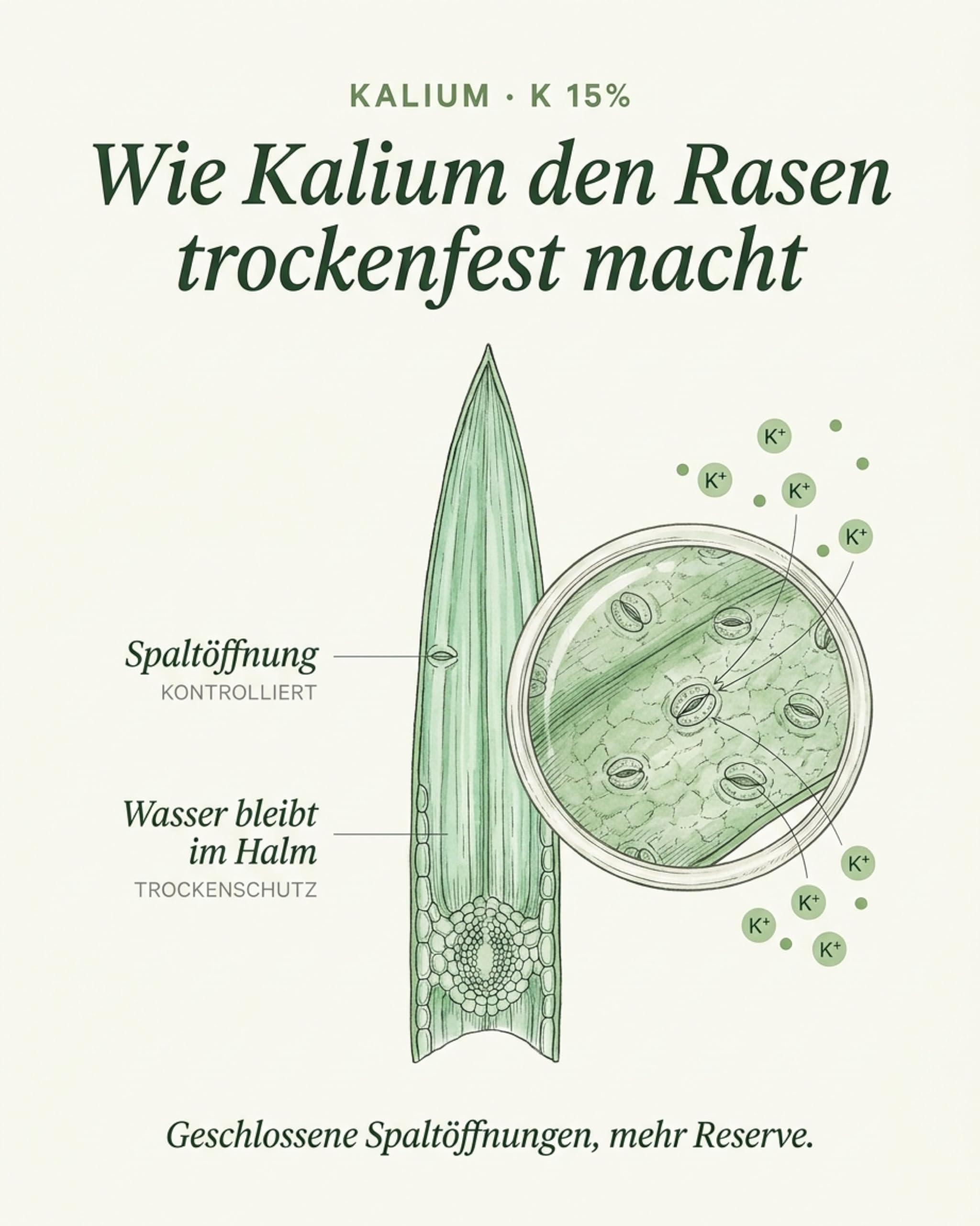 Organtic Sommerrasendünger 20kg, Dünger für sattgrünen Rasen, bekämpft Moos, für Streuwagen