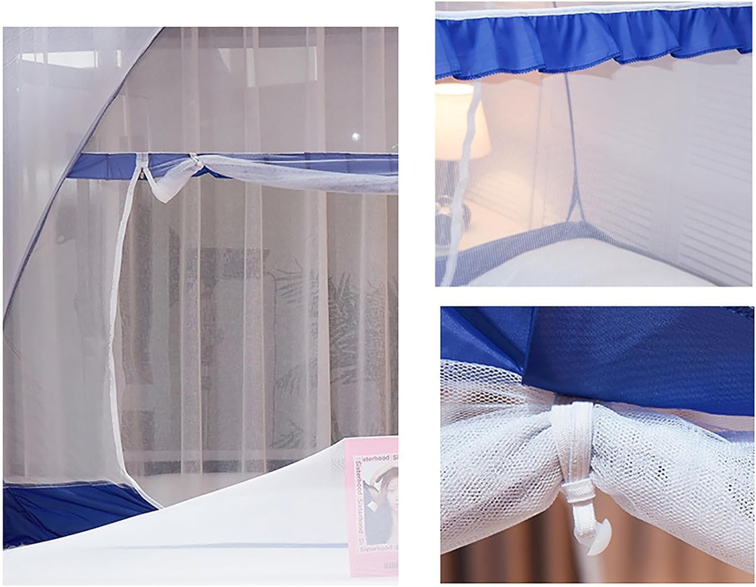 Mosquito Net Tent Foldable Mosquito Net for Bed Portable Folding Mosquito Net Tent for Indoor(180cm*200cm)