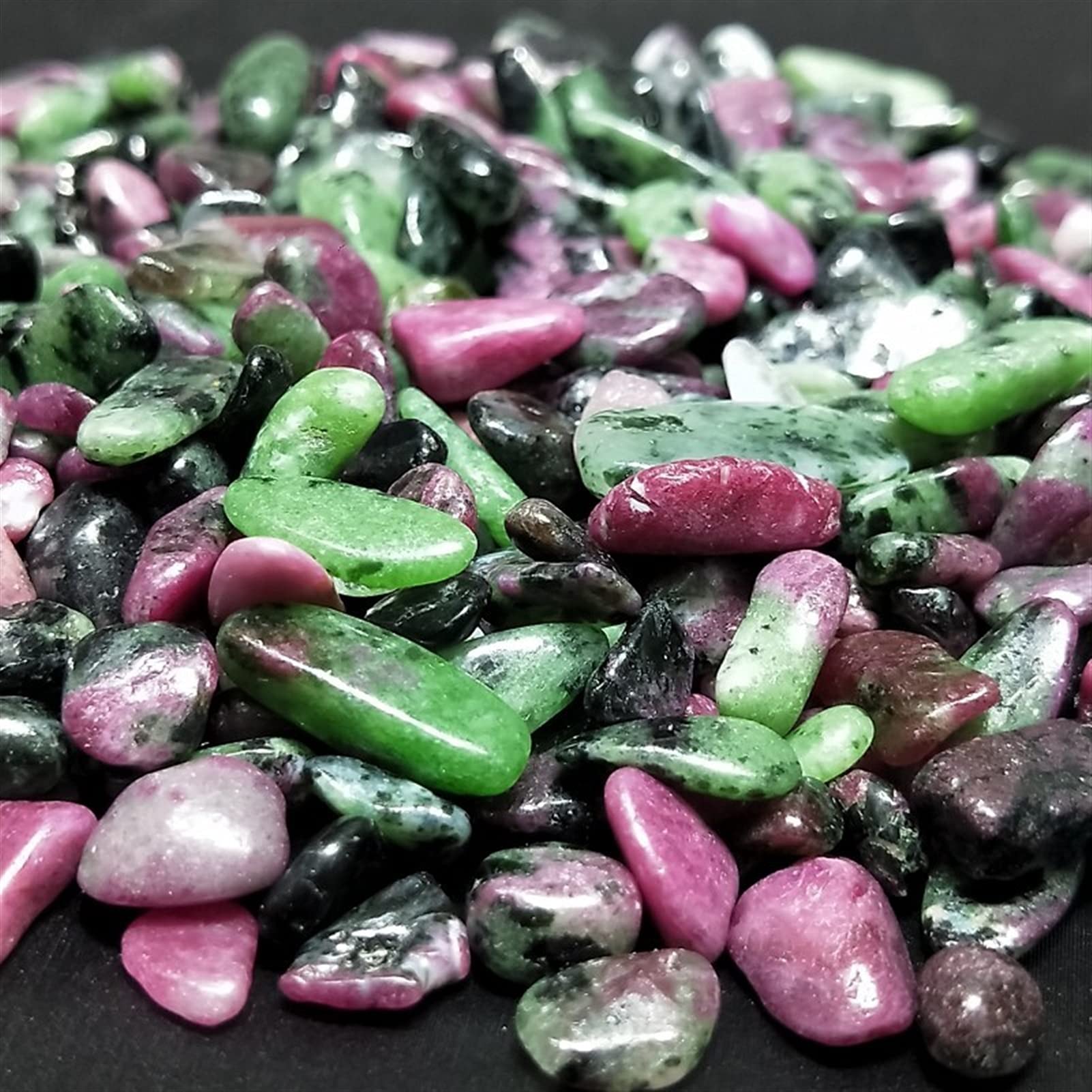 100g Piedra epidota Natural Grava de Cristal espécimen de Cuarzo Colorido pecera decoración de jardín yuebang