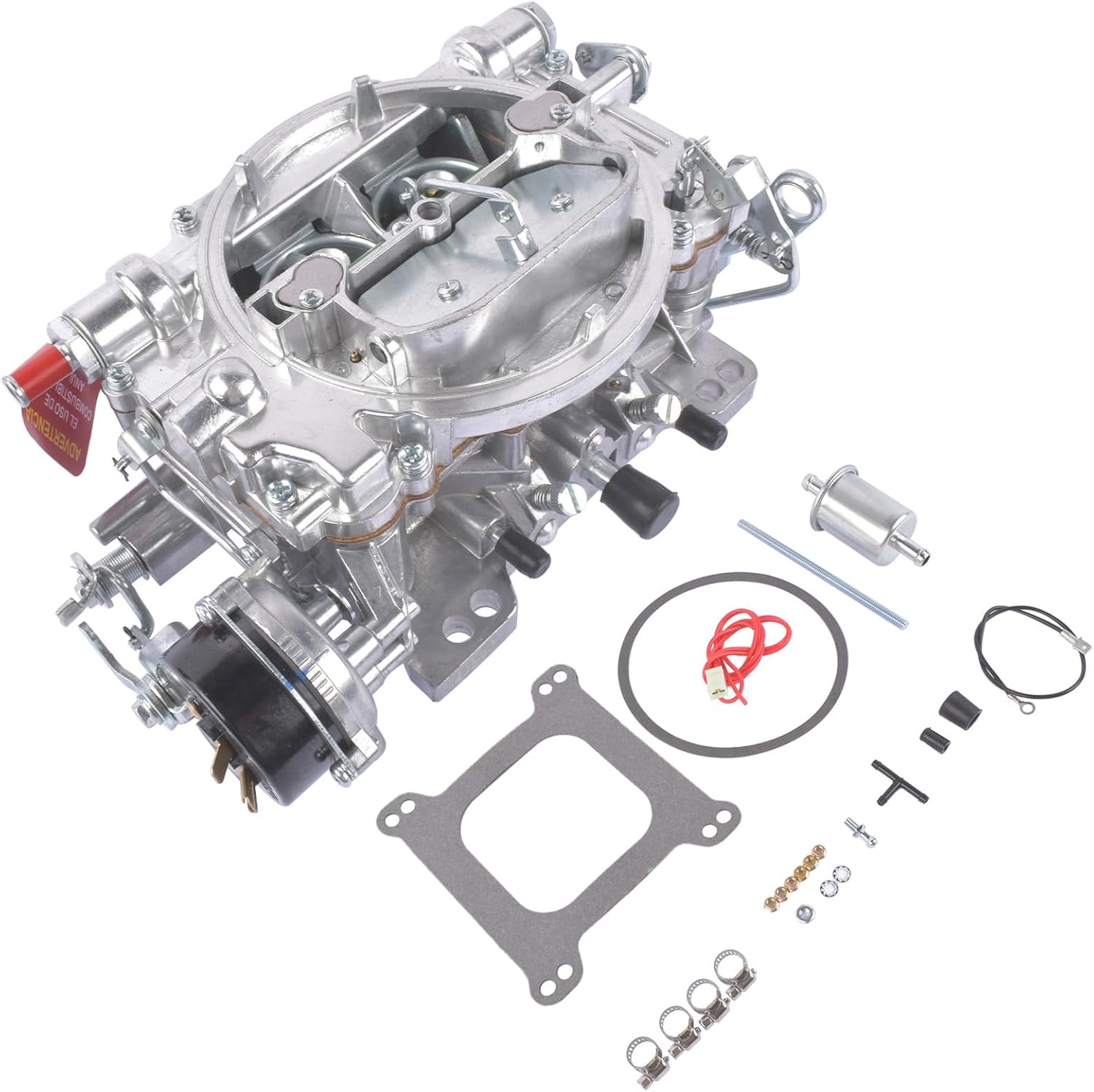 1406 Carburetor Replacement for 600 CFM AFB-Style 4 Barrel Square Bore Compatible with Silverado Corvette Mustang Mercury GMC Pickup Truck Carburetor with Electric Choke