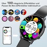 Hwagol Men's Women's Smartwatch with Call/Answer, Round Waterproof Fitness Tracker 140+ Sports Modes Smart Watch with Pedometer/Heart Rate Monitor/SpO2 for Android iOS - 3