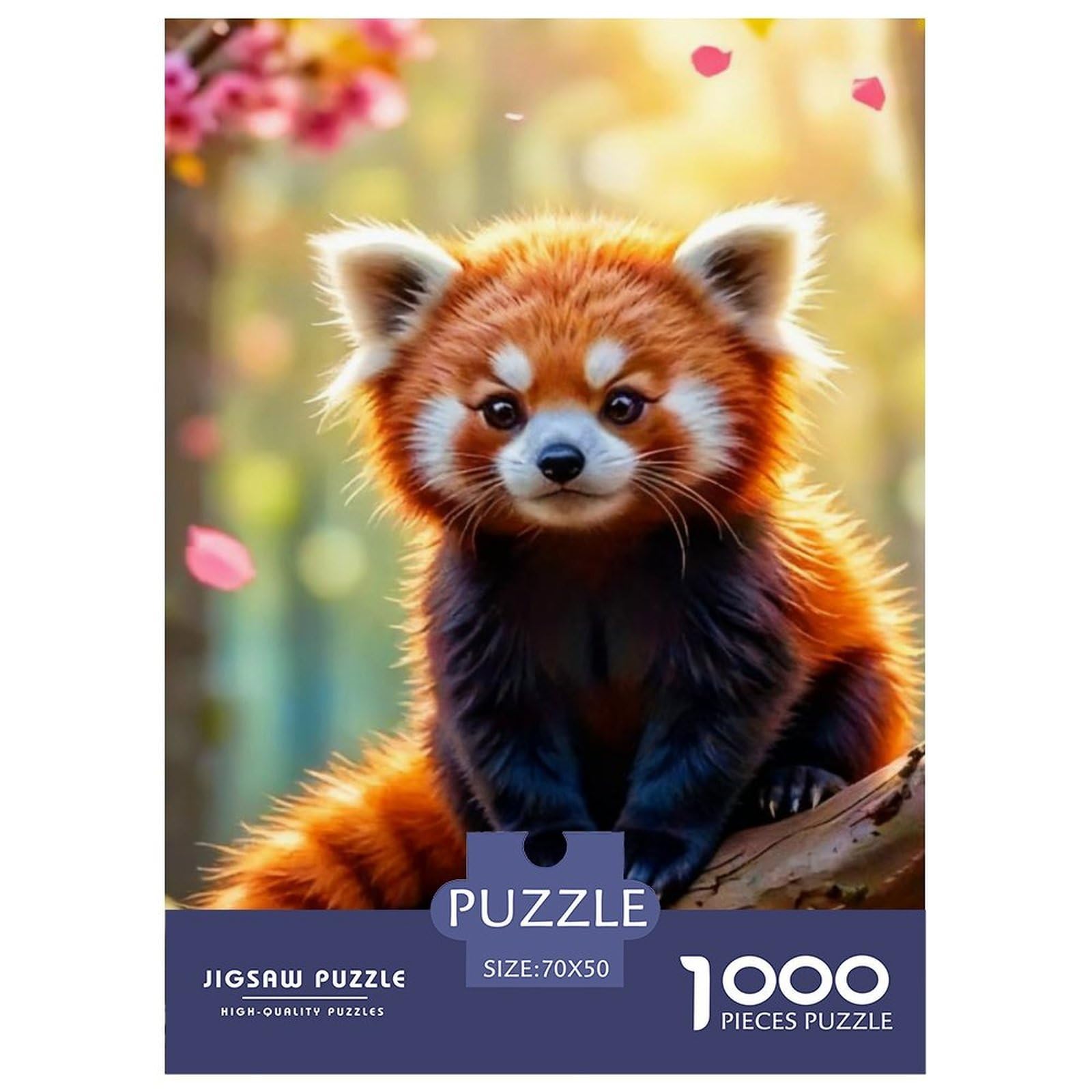 Jigsaw Puzzles 1000 Pieces Red Panda Puzzles 70x50cm/1000pcs Gift For Kids Animal Challenging Creative Educational Games DIY Cardboard