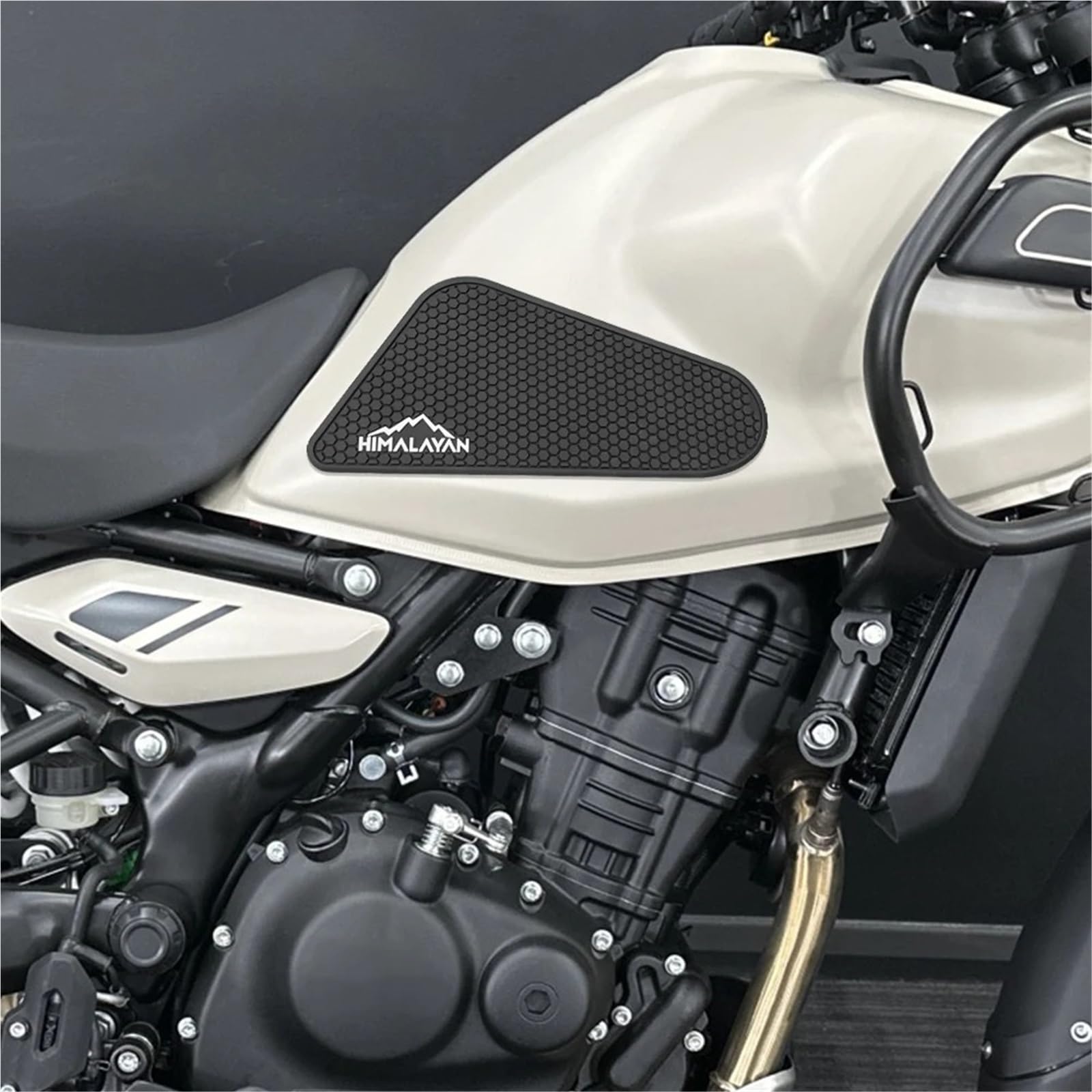 MKBHD for Himalaya 450 HIMALAYAN450 2024 2025 Motorrad Kraftstoff Tank Schutz Aufkleber Aufkleber Kraftstoff Tank Pad Kraftstoff Tank Knie Pad