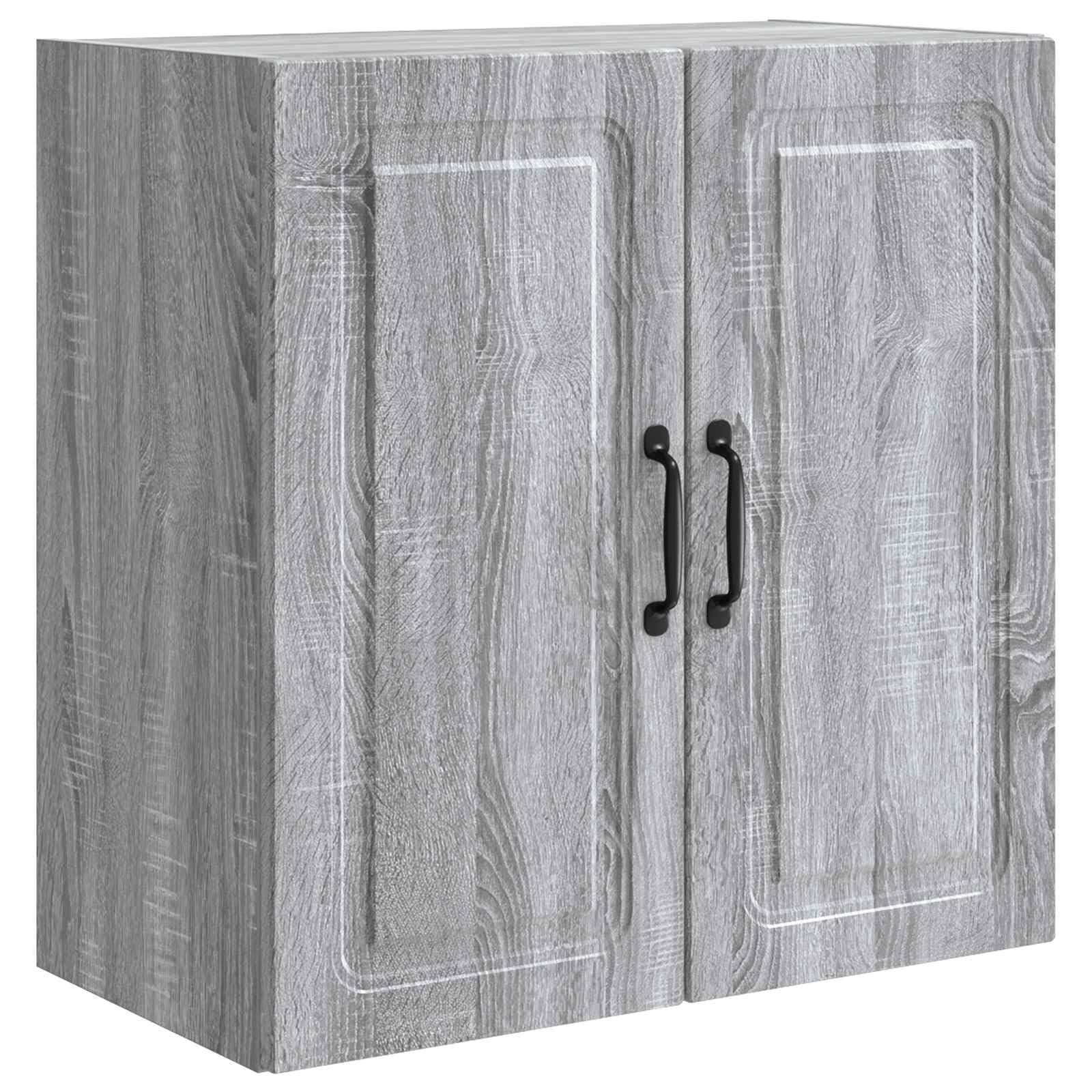 Armadio da parete, 59 x 31 x 60 cm, in legno truciolato, colore: Grigio