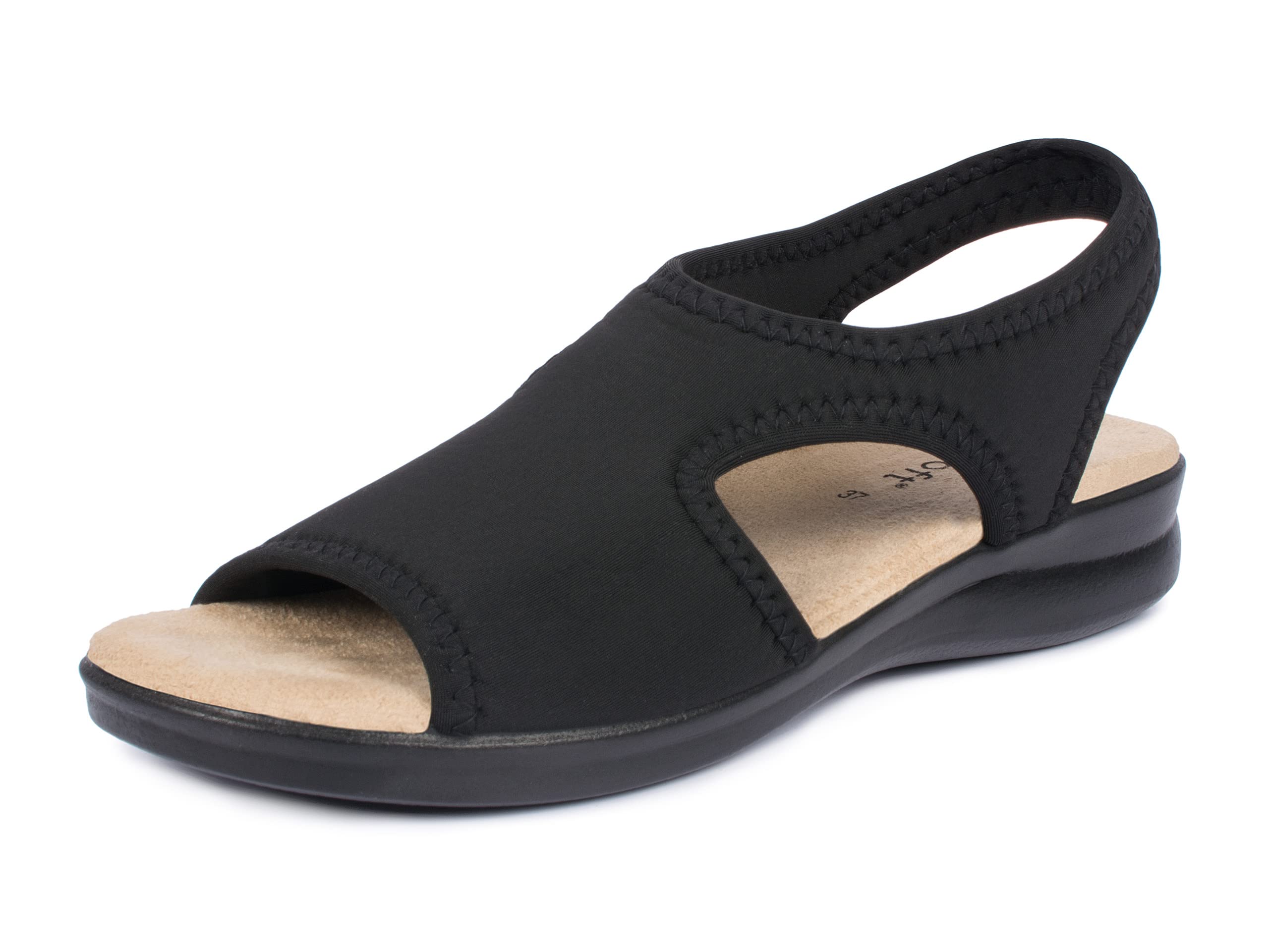Aerosoftladies' sandal Stretch 05, light, all-round stretch