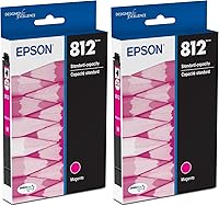 Vista 7 de Epson 812 DURABrite Ultra Ink Cartucho magenta de capacidad estándar (T812320-S) funciona con Workforce Pro WF-7310,7820, 7840, EC-C7000