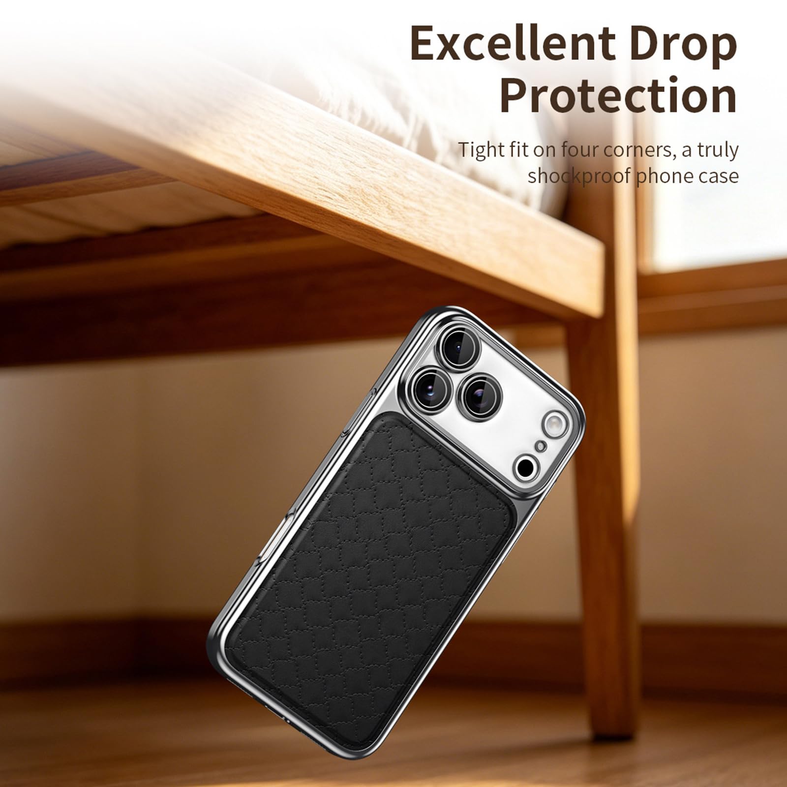 Magnética Funda para iPhone 18 Pro Max/18 Pro, Completa Cámara Protección