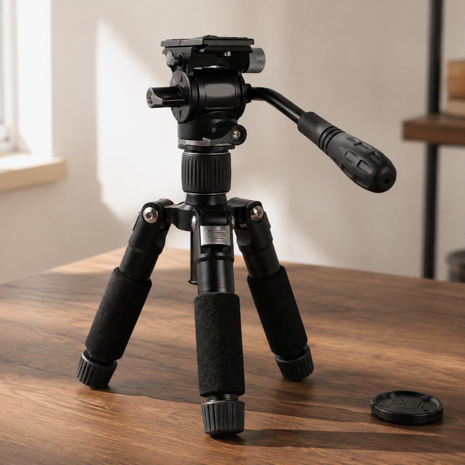 Morsetto portatile per fotocamera con testa fluida Arca