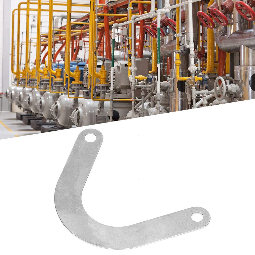 Piastra della valvola da 5 pezzi, accessorio per compressore d'aria in metallo a forma di U 59 mm di larghezza, buona resistenza Piastra della valvola di buona qualità, parte del compressore d'aria