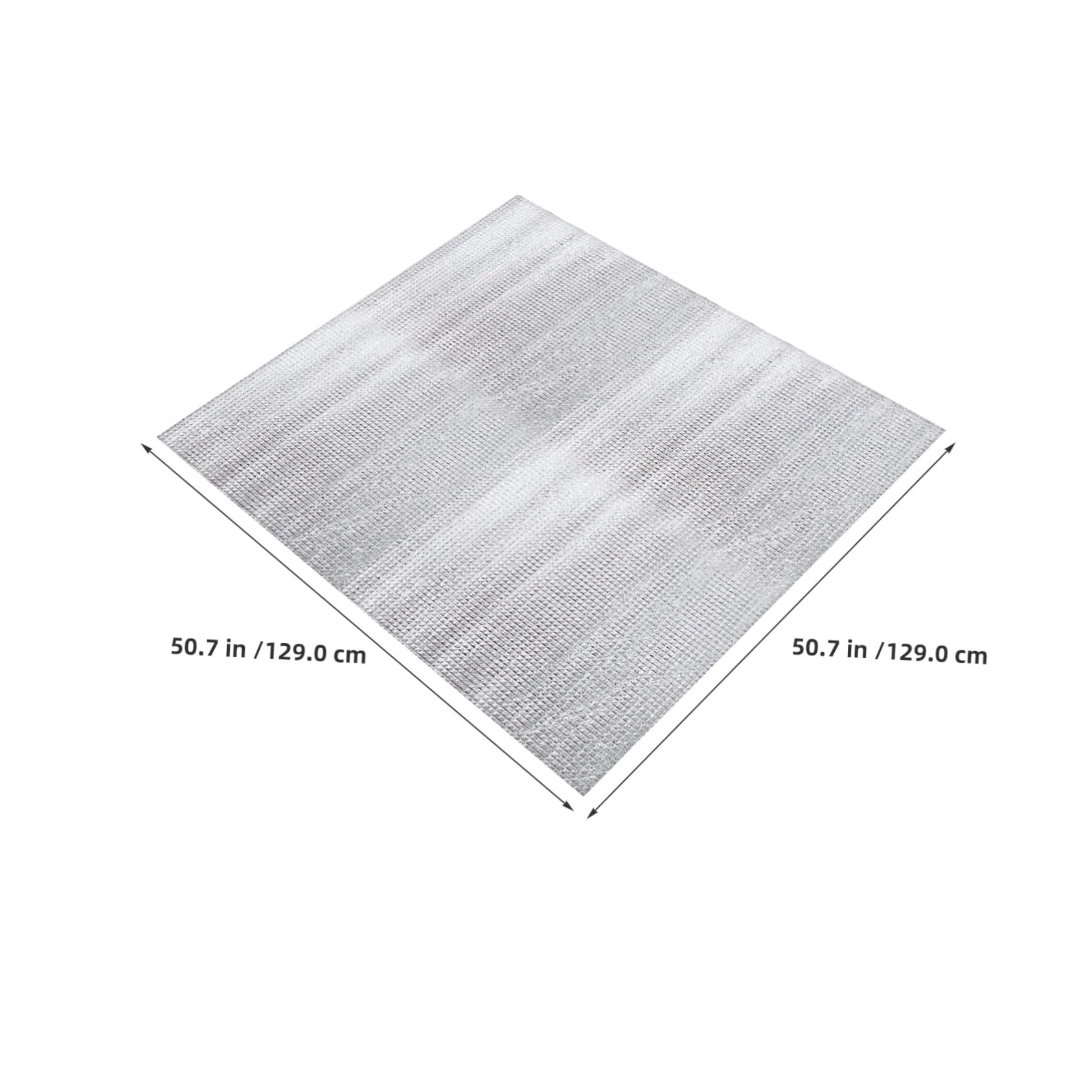 2 Set Copertura Isolante per Ventilazione Soffitta Protezione Termica per Ventilatore da Soffitta Copri Ventilazione Resistente e Facile da Installare Argento