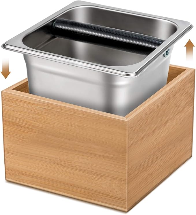 CASO CoffeeCollect - Geräuscharme Knock Box Für Siebträger | Sauberes Kaffeesatz-Entsorgen