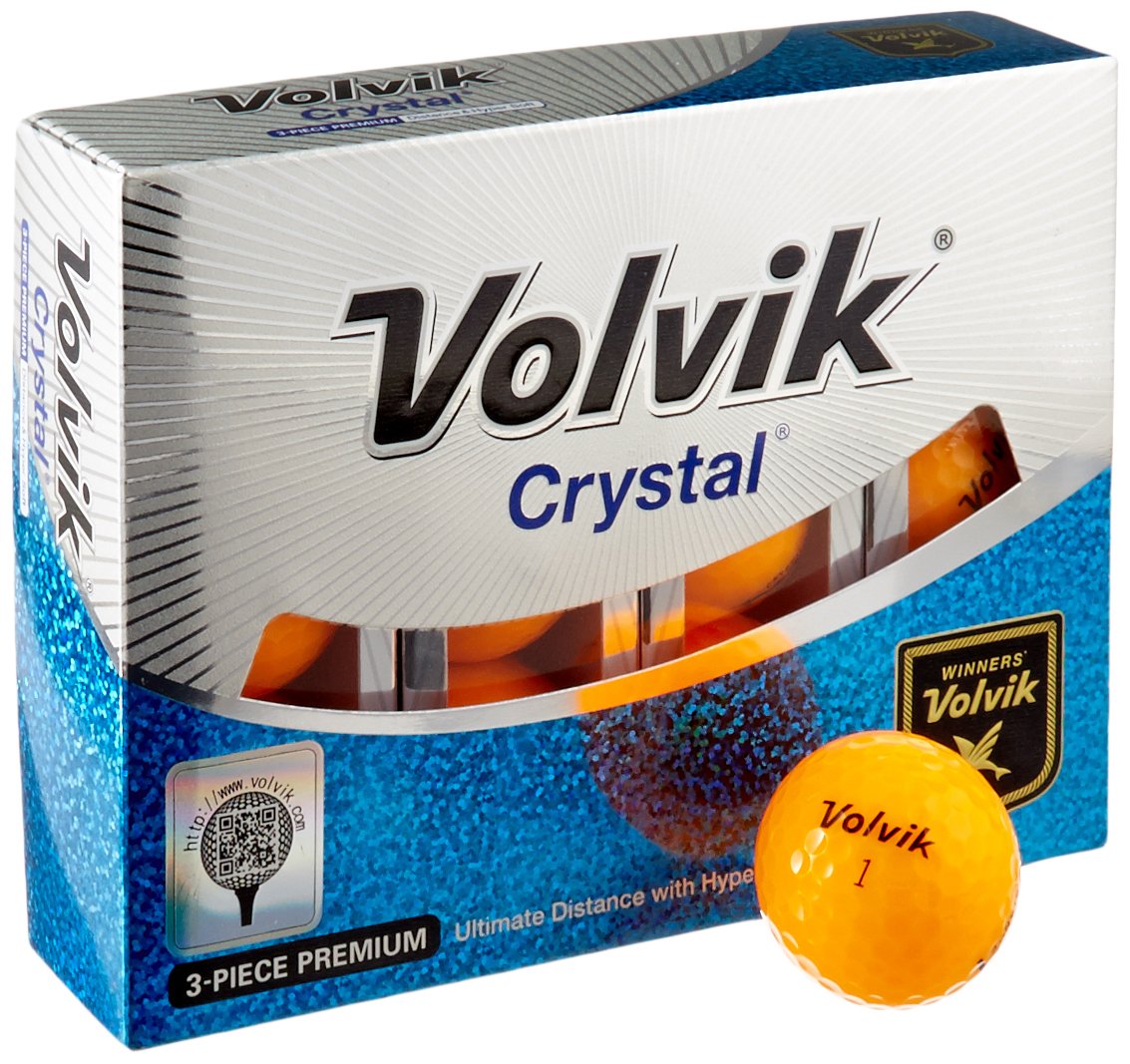 Volvik Crystal Golf Balls (One Dozen)