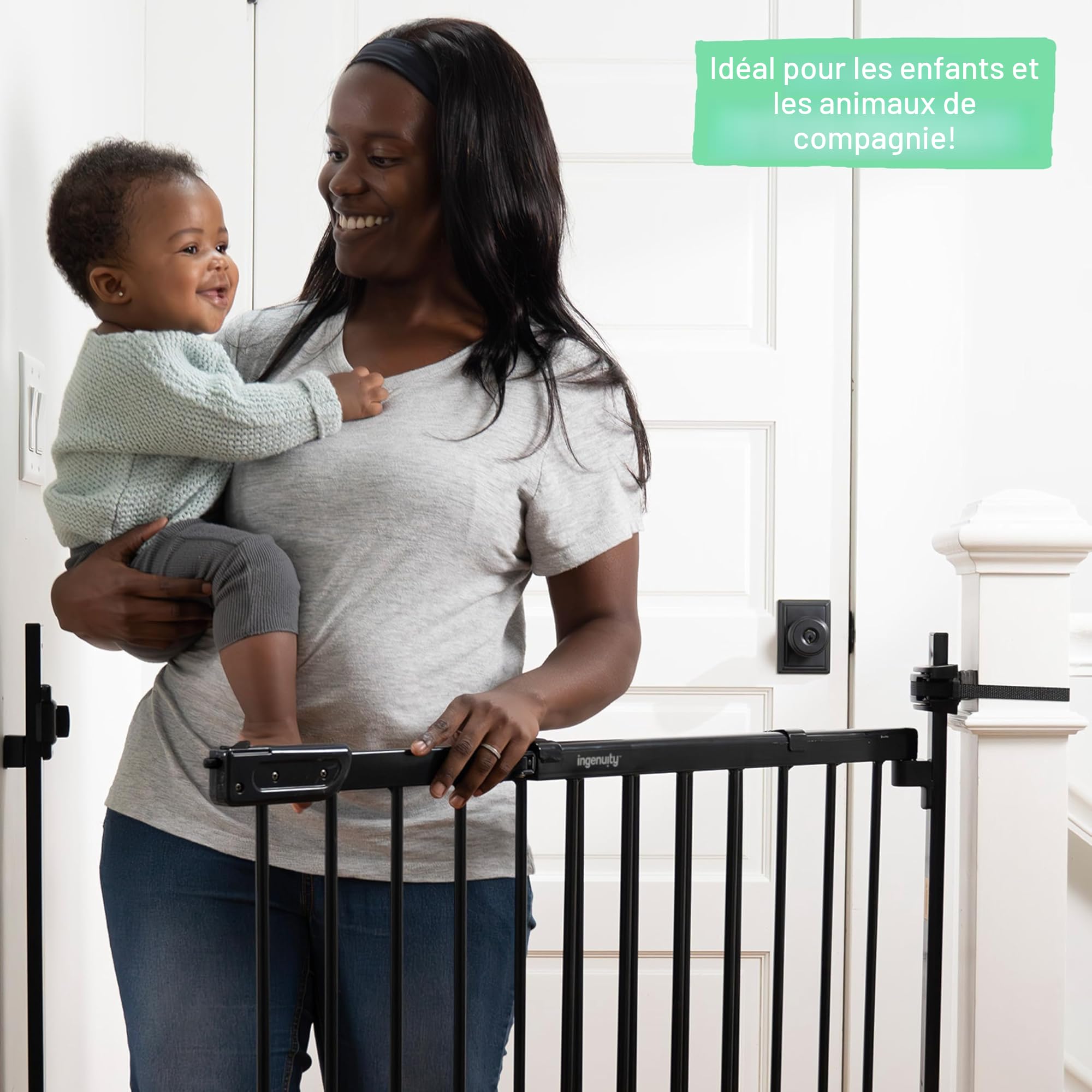 Summer Infant Barrière de sécurité en métal pour bébé et escalier, s'adapte aux ouvertures de