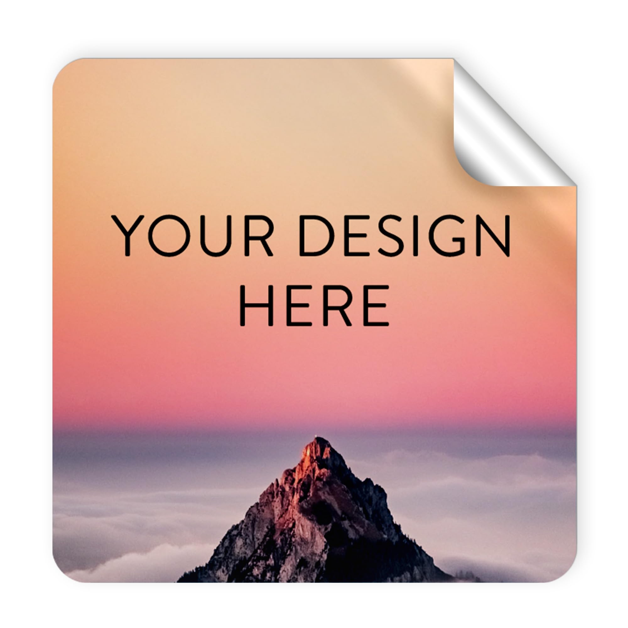 100 Custom Vinyl Stickers - Upload Your own Image, Text, Design, Logo - Personalized Logo Labels for Handmade, Packaging, Bottle, Jars, Candle, Brand