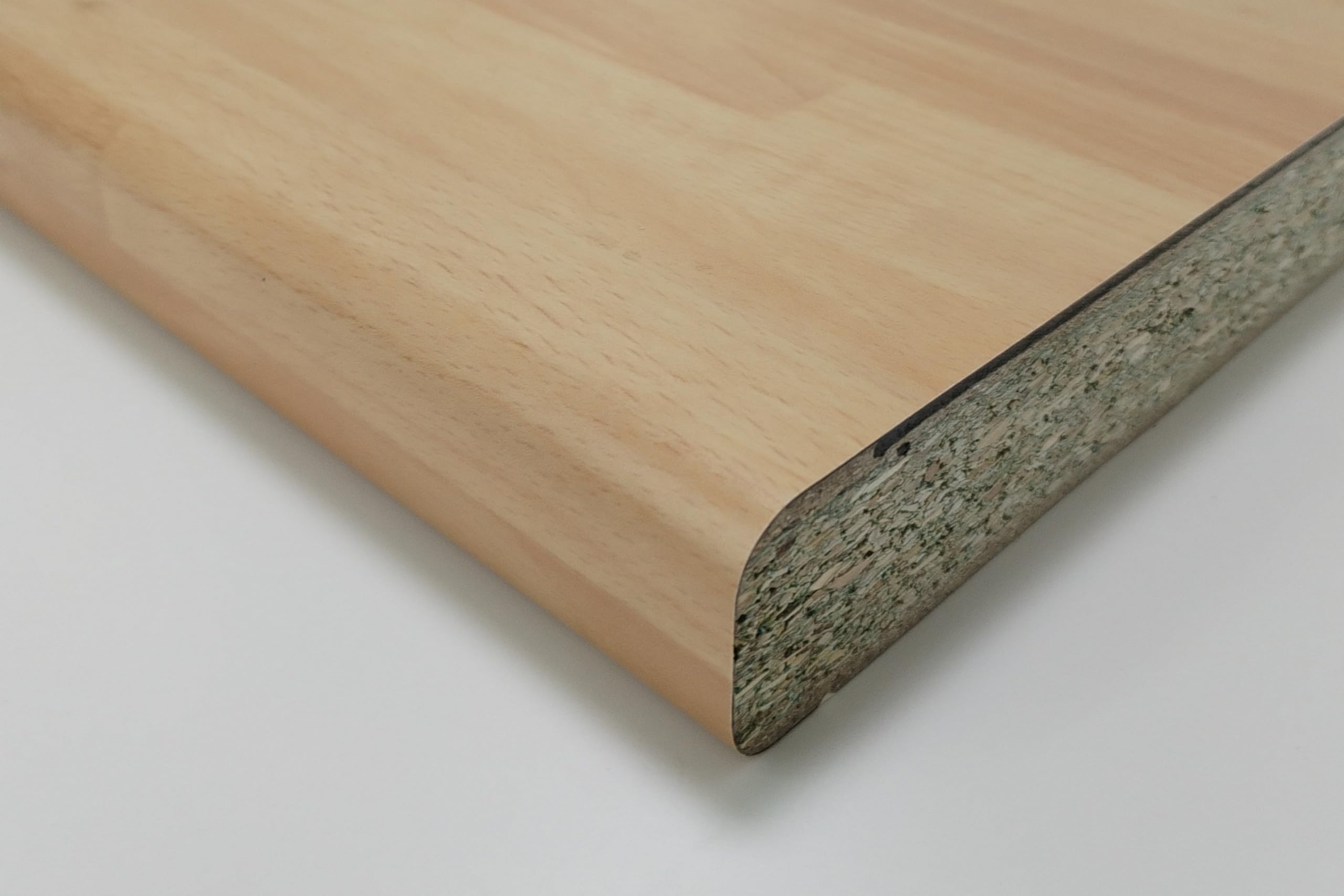 Top Per Cucina Piano Cottura In Laminato Stratificato HPL sp mm 38 x 2000 x 600 - VARI COLORI (FAGGIO LAMELLARE, cm. 200x60)