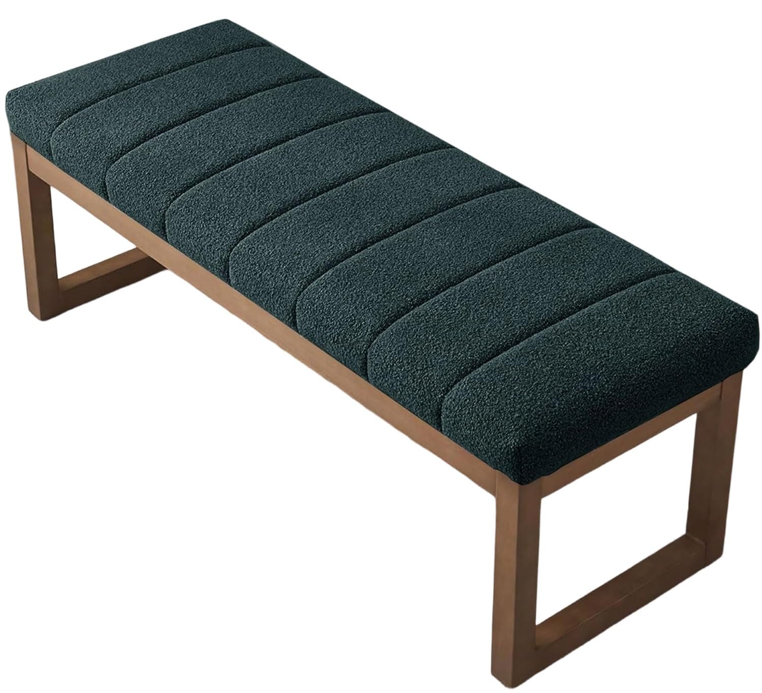uyeoco Indoor/Outdoor Bench Cushion – 120cm/150cm/100cm/90cm x 40cm/35cm/30cm/25cm – Non-Slip Seat Pad for Bay Windows, Garden Patio, Long Chairs, Swings & Porch Furniture(Dark gray,25x155x5cm)