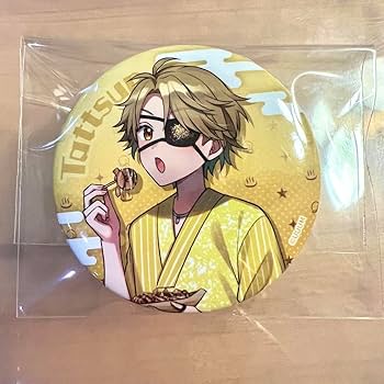 Amazon.co.jp: たっつん 極楽湯 カラフルピーチ 缶バッジ 等身