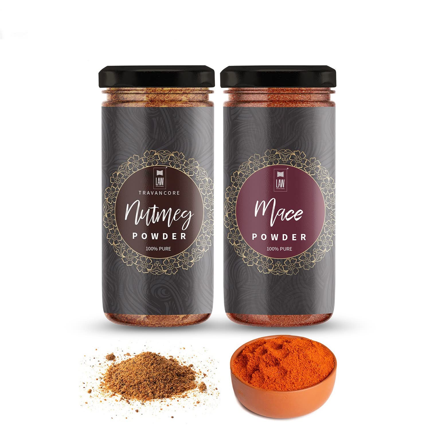 looms & weaves -Combo Offer (100 gm Nutmeg Powder + 100 gm Mace Powder) (B01CMFBPOU) Amazon Price History, Amazon Price Tracker