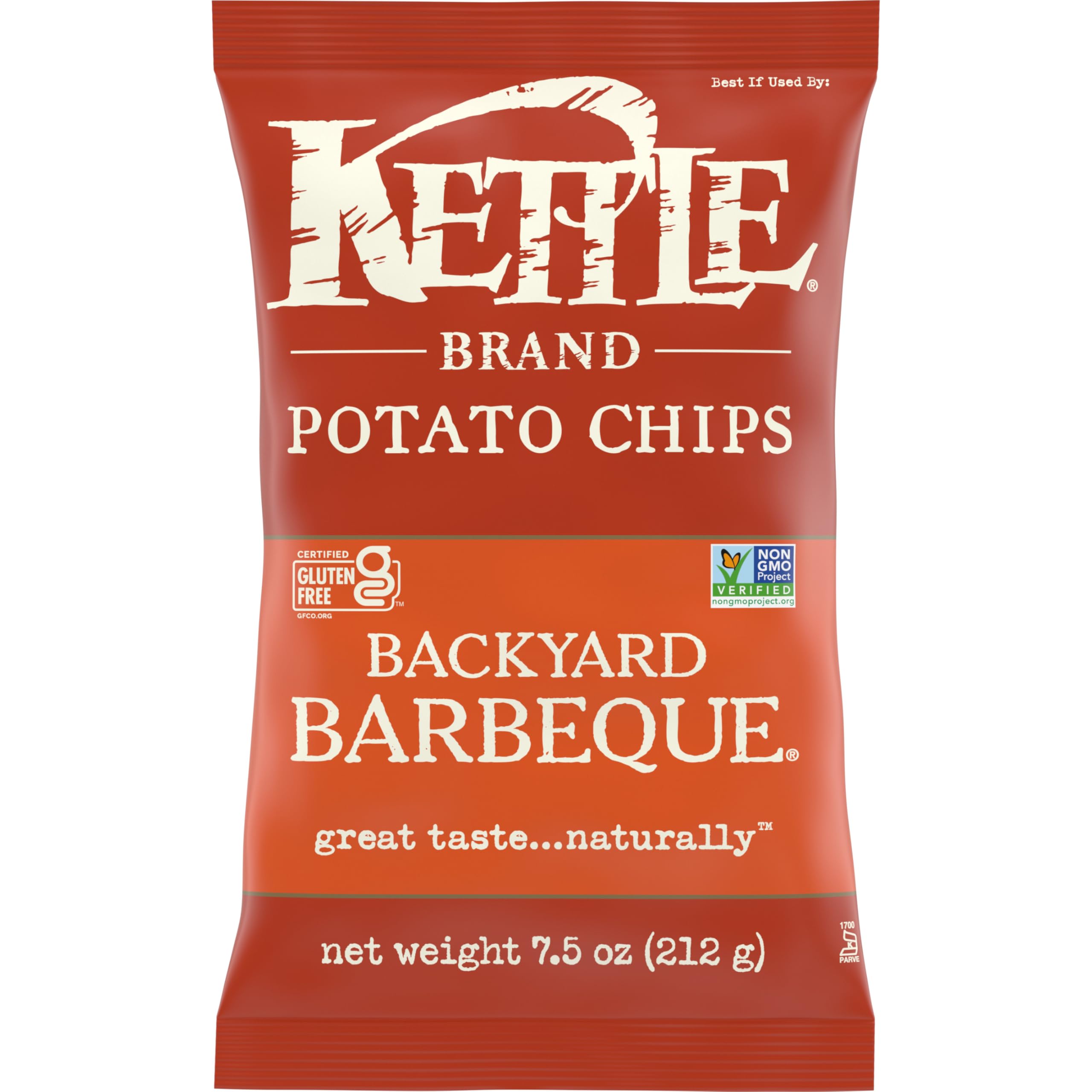 7.5-Oz Kettle Brand Potato Chips (Backyard Barbeque)