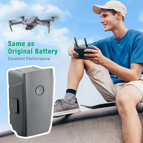 Miniatura 6 de FirstPower Mavic Air 2 Batería 3500mAh, 34 minutos de tiempo máximo de vuelo, batería de vuelo inteligente compatible con DJI Mavic Air 2, DJI Air