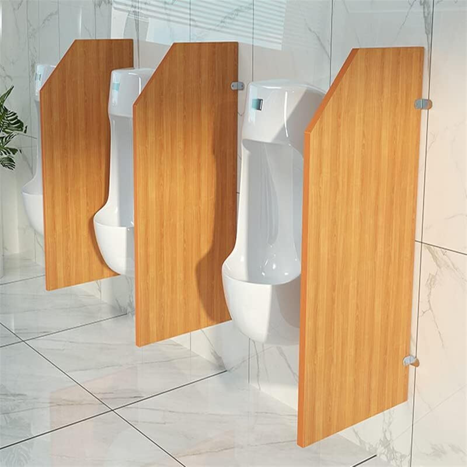 BKSXSOP Commercial Urinal Partition Wall-mounted Men's Privacy Divider Screen Toilet Baffle for Schools Kindergartens Shopping Malls Public Places