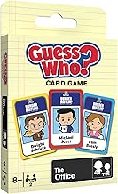 GUESS WHO? Card Game: The Office, Featuring 20 Characters, Michael Scott, Jim Halpert, Pam Beesly and More, Family Friendly Deduction, 2 Players, Officially Licensed Merchandise & Collectible