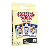 Guess WHO? Card Game: The Office, Featuring 20 Characters, Michael Scott, Jim Halpert, Pam Beesly and More, Family Friendly Deduction, 2 Players, Officially Licensed Merchandise & Collectible