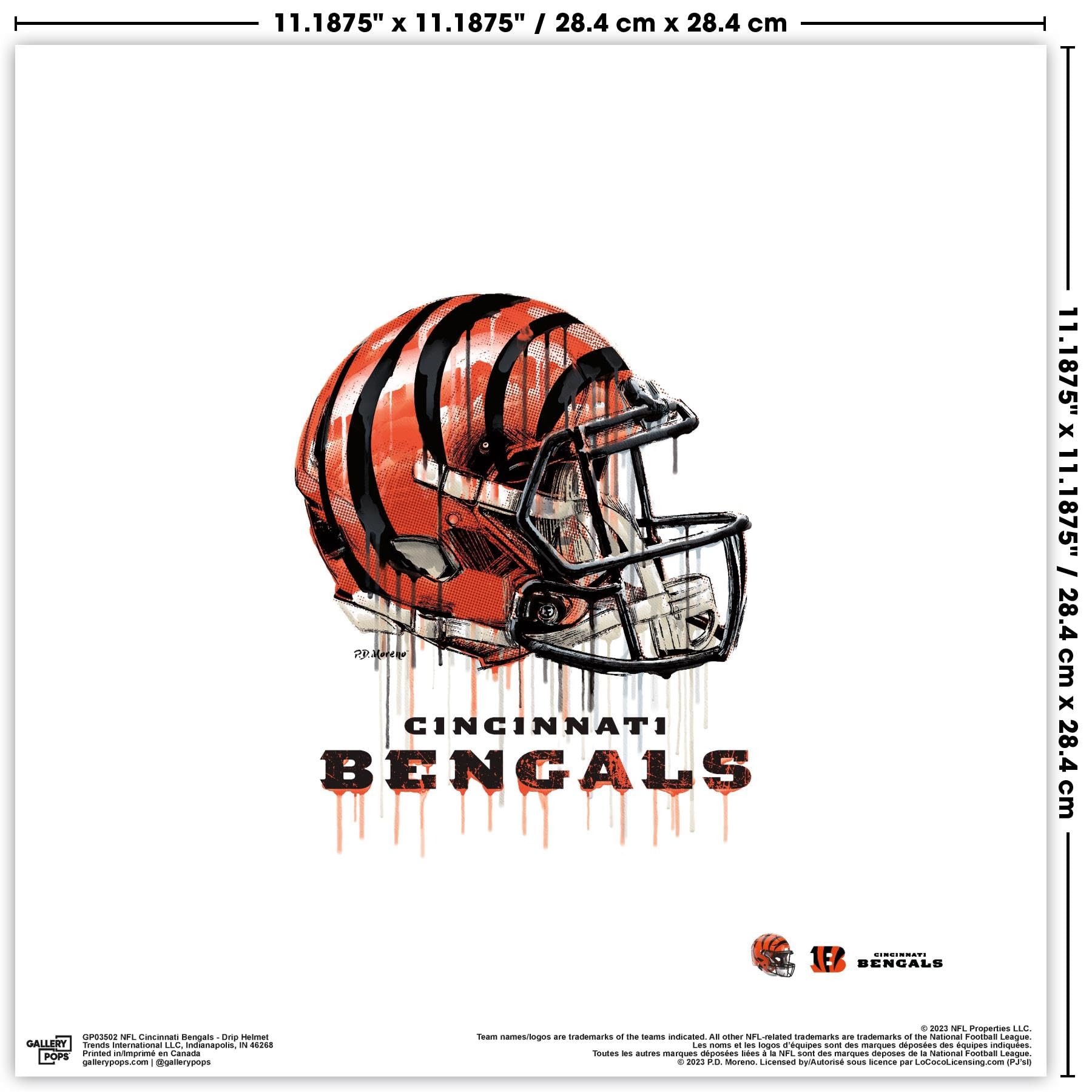 culver football helmet art Trends International Gallery Pops NFL Cincinnati Bengals Trends Posters feature top truemed-eligible AGV K3 Pinlock Insert Color:40L Brown