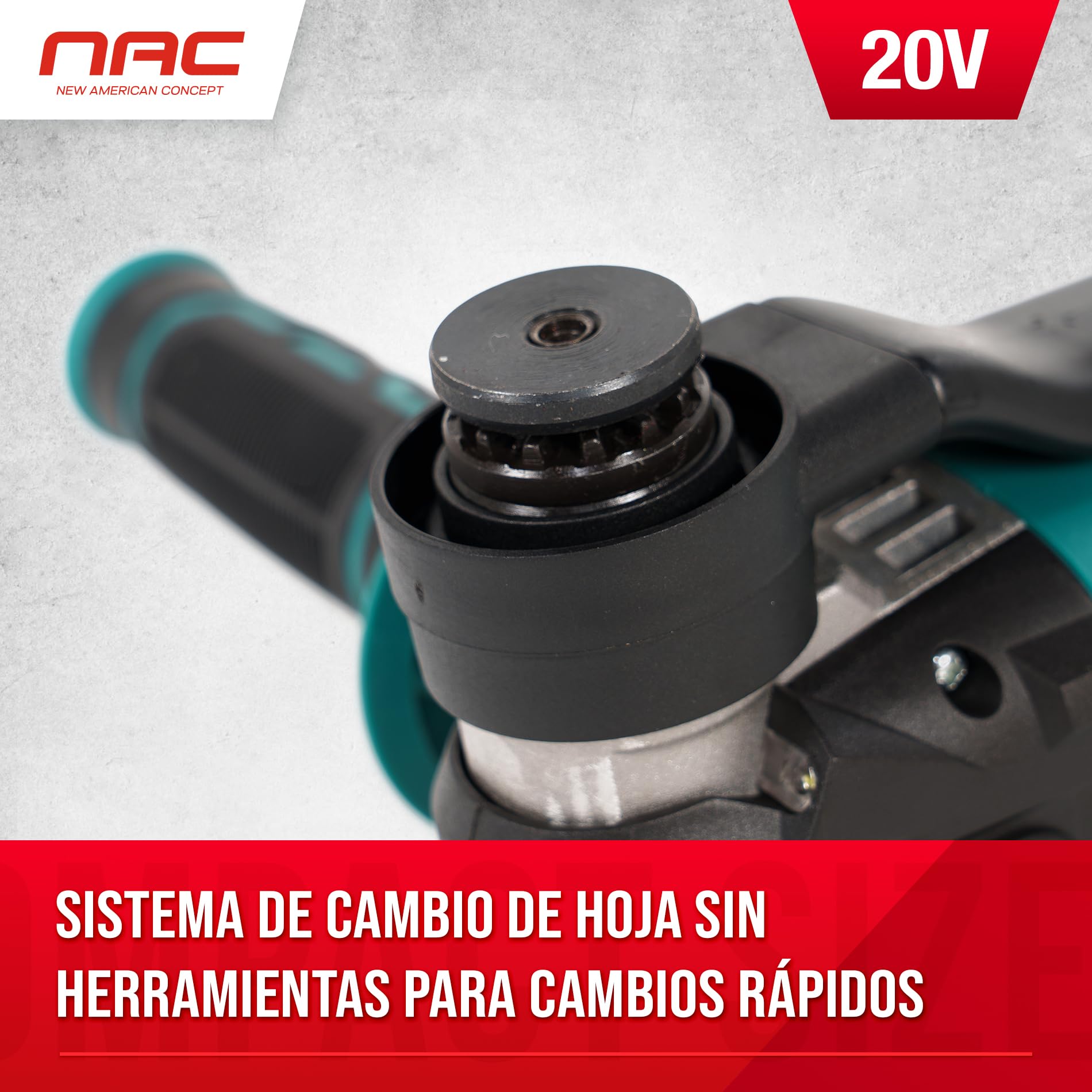 NAC Dispositivo multiusos inalámbrico MT-LI-ST-20V, verde, luz LED incorporada, el dispositivo es compatible con todas las baterías de la serie Akumultisystem 20V, con batería de 2.0 Ah y cargador