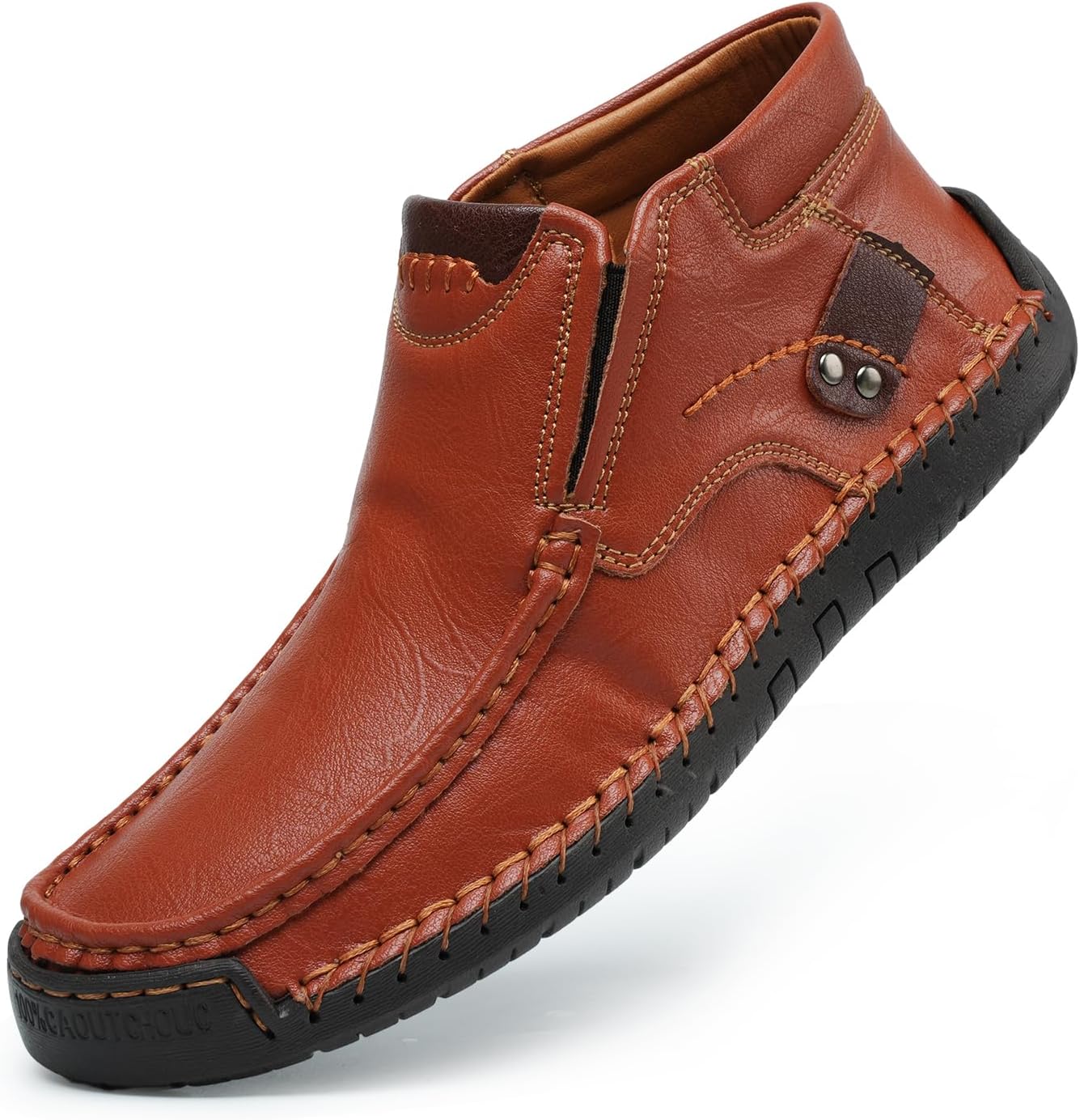 Men's Classic Dress Chukka Boots Loafers Casual Slip On Outdoor Casual Boots for Men Driving Travel Walking Shoes for Adult Male - Image 7