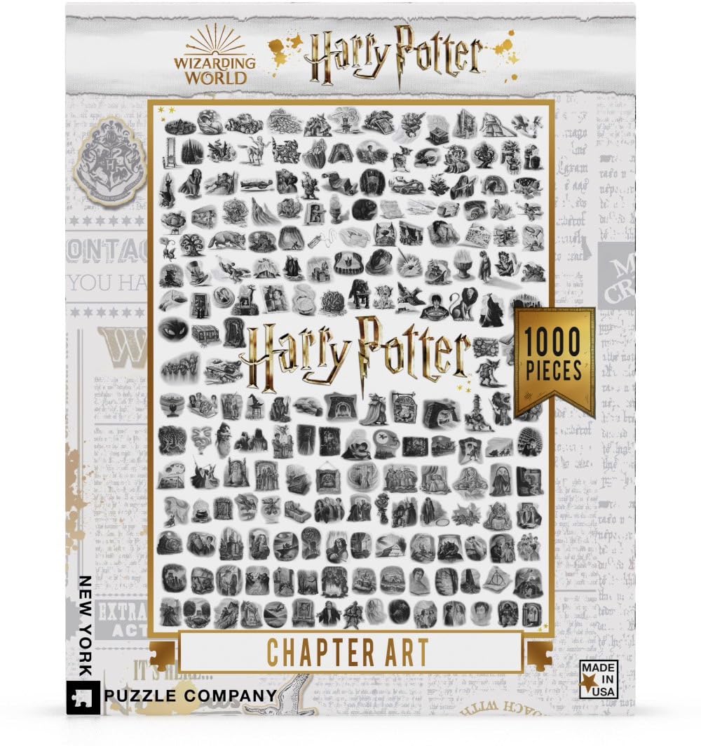 New York Puzzle Company - Harry Potter Capitolo Art - Puzzle da 1000 pezzi