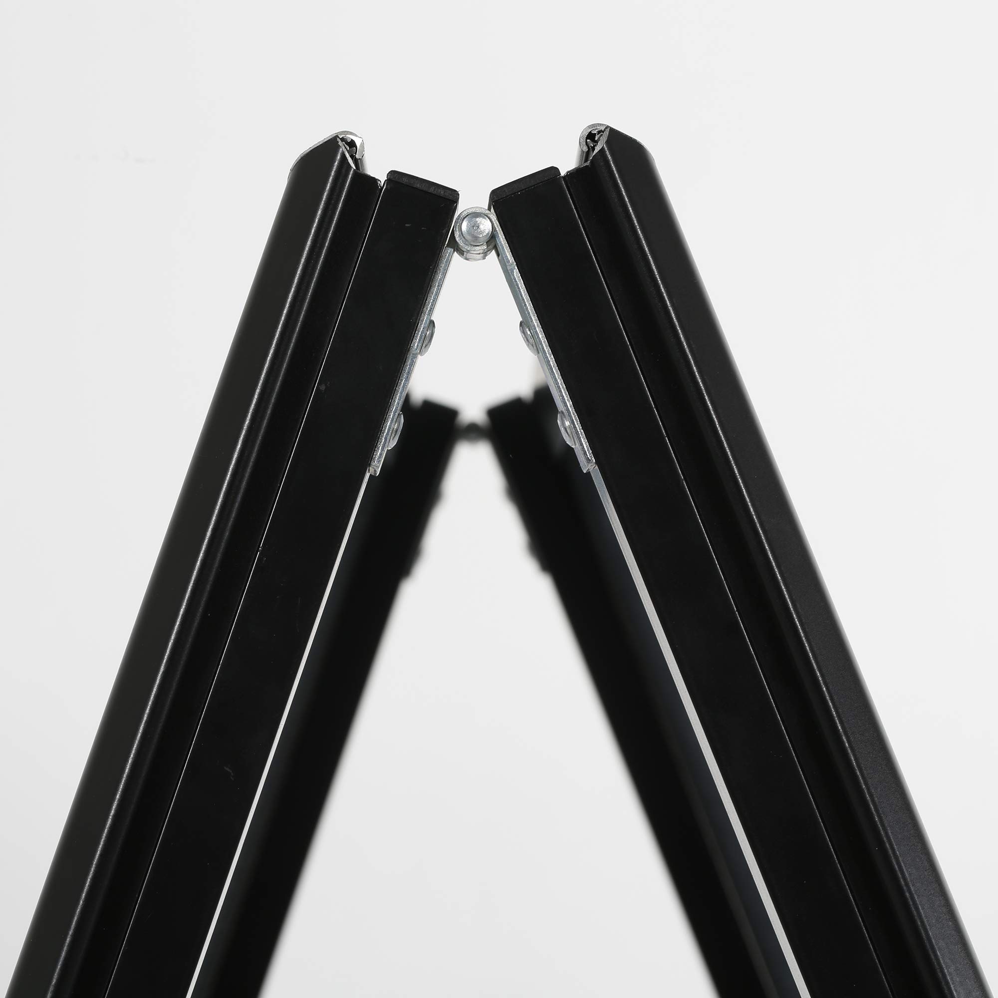 Kundenstopper DIN A1 | Gehweg Aufsteller mit 32mm Profil in schwarz | Preisschilder Aufsteller, Plakatständer, kundenstopper wetterfest, Bilderrahmen A1