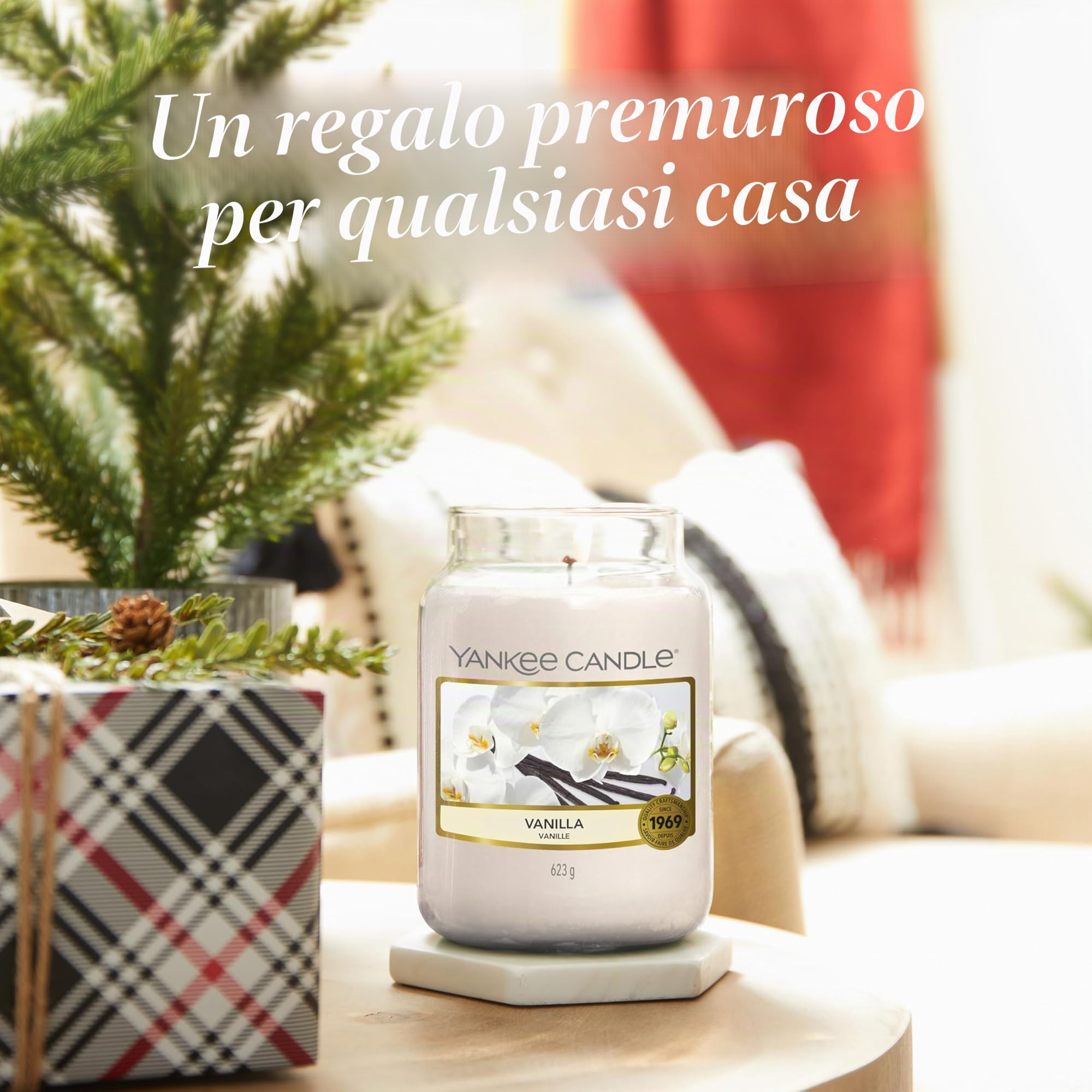 Yankee Candle Candela profumata in giara grande | Vaniglia | Durata Fino a 150 Ore | Regali per donne