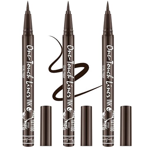 MARIA AYORA Triple Pack Liquid Eyeliner Pens Dark Brown