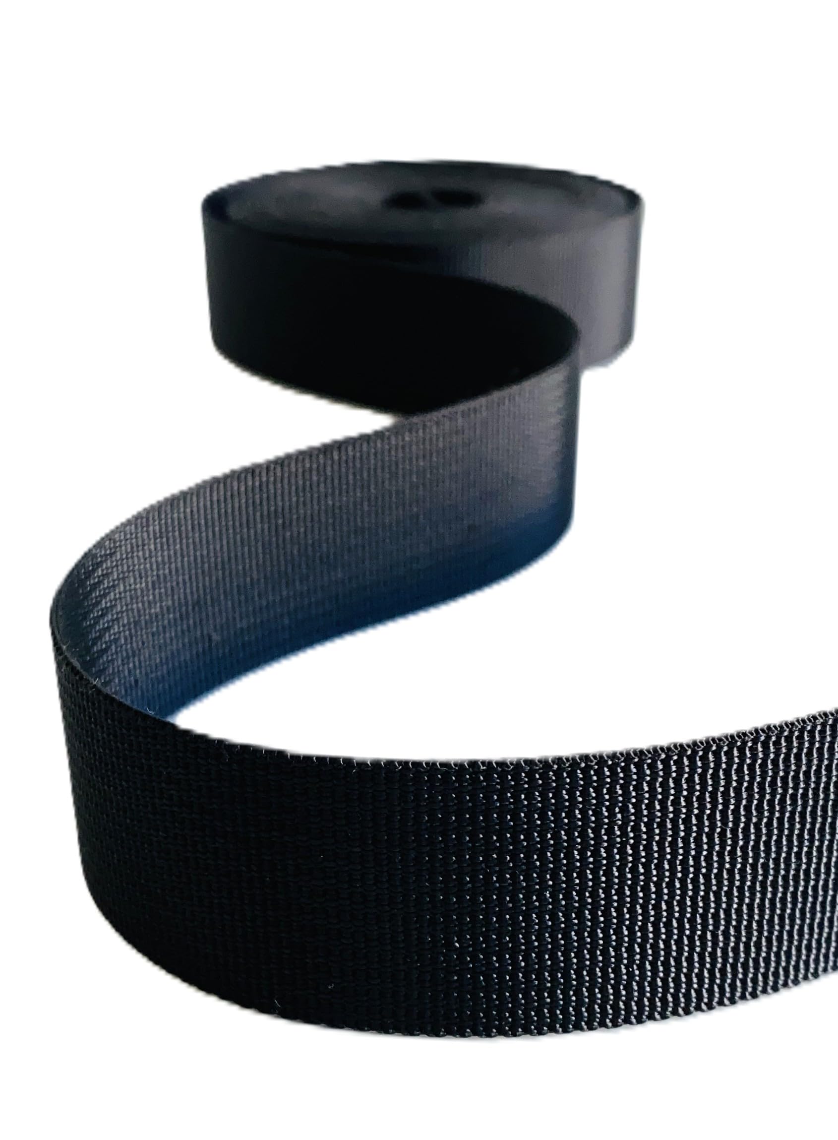 Polyester Gurtband 35mm Schwarz – Zurrgurt, Spanngurt, Tragegurt, Taschengurt, Rucksackgurt – Stabil & vielseitig für DIY, Outdoor, Reparatur (10m)