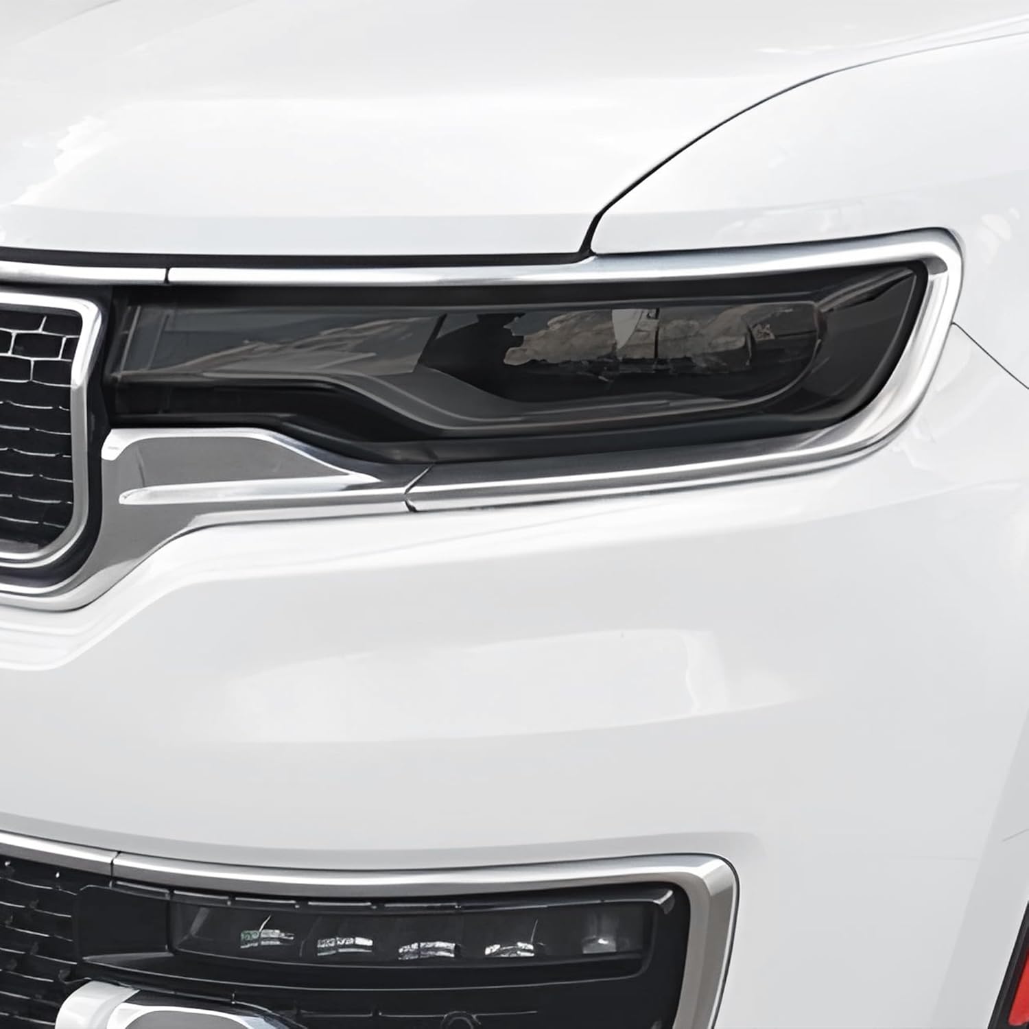 BOGAR TECH DESIGNS Full Headlight Head Light PPF Kit Compatible with Jeep Wagoneer 2020-2025, Clear Bra