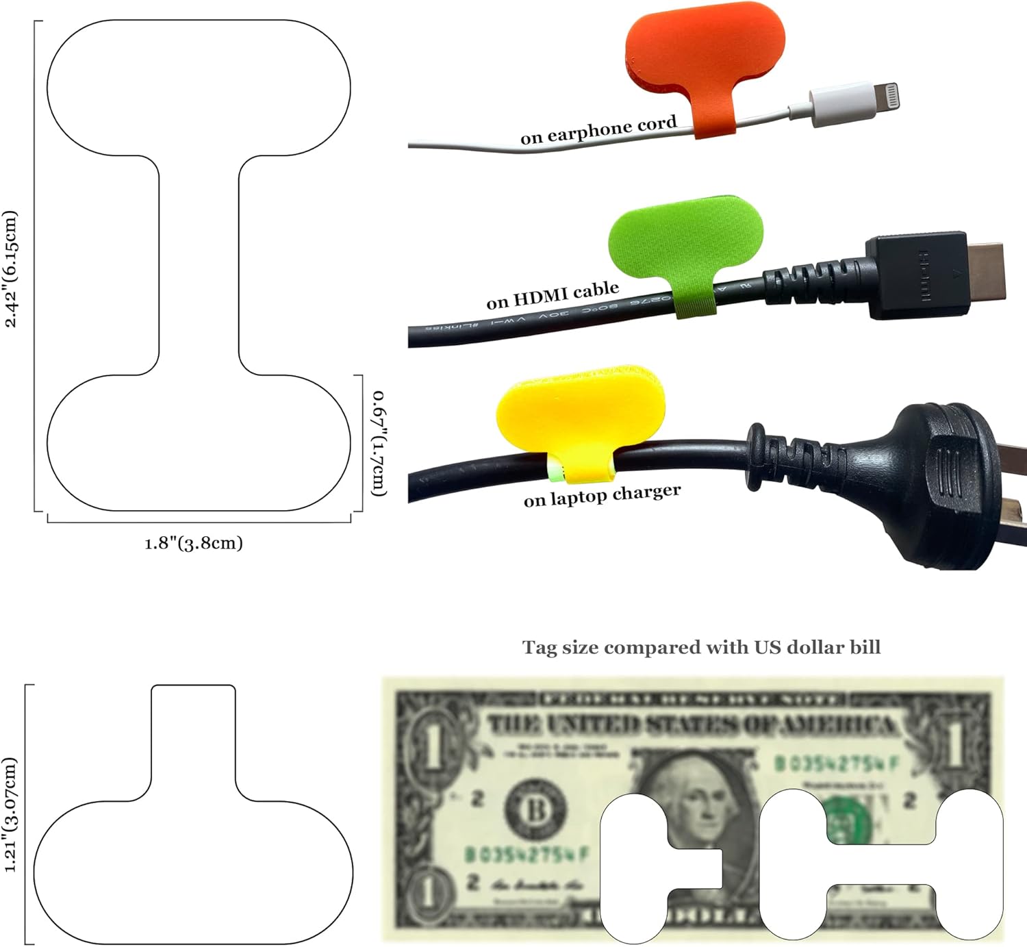 Mr-Label – 40Pcs Reusable Cable Labels– Writable Cable Wraps for Clear Writing- Cord Labels for Classify&Identification–Wire Tags for Cable Management | Electronics Computers(8 Colors)