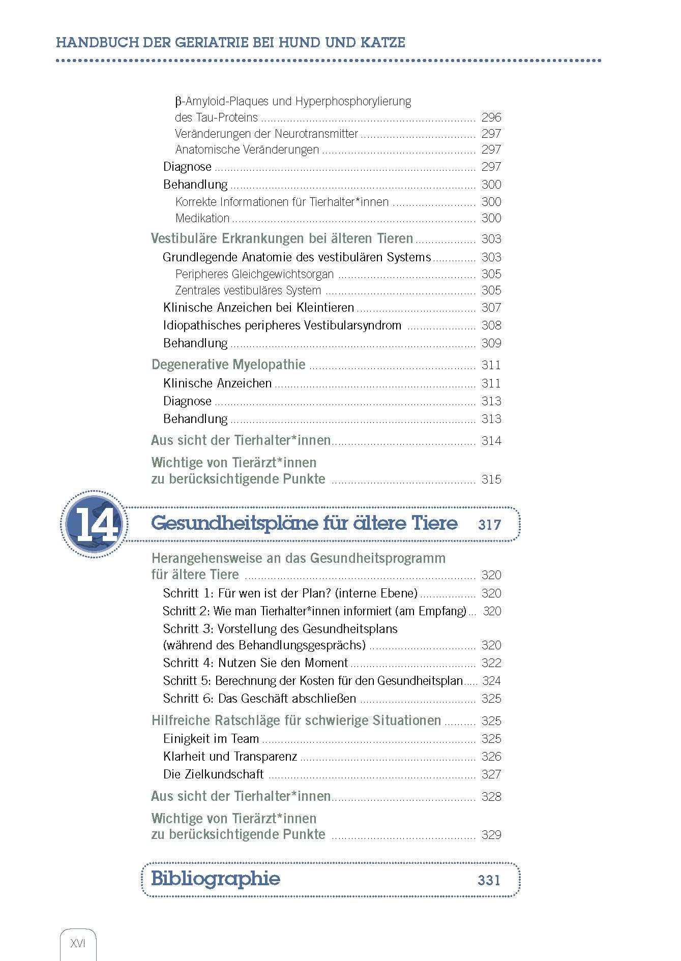Das Handbuch der Geriatrie bei Hund und Katze