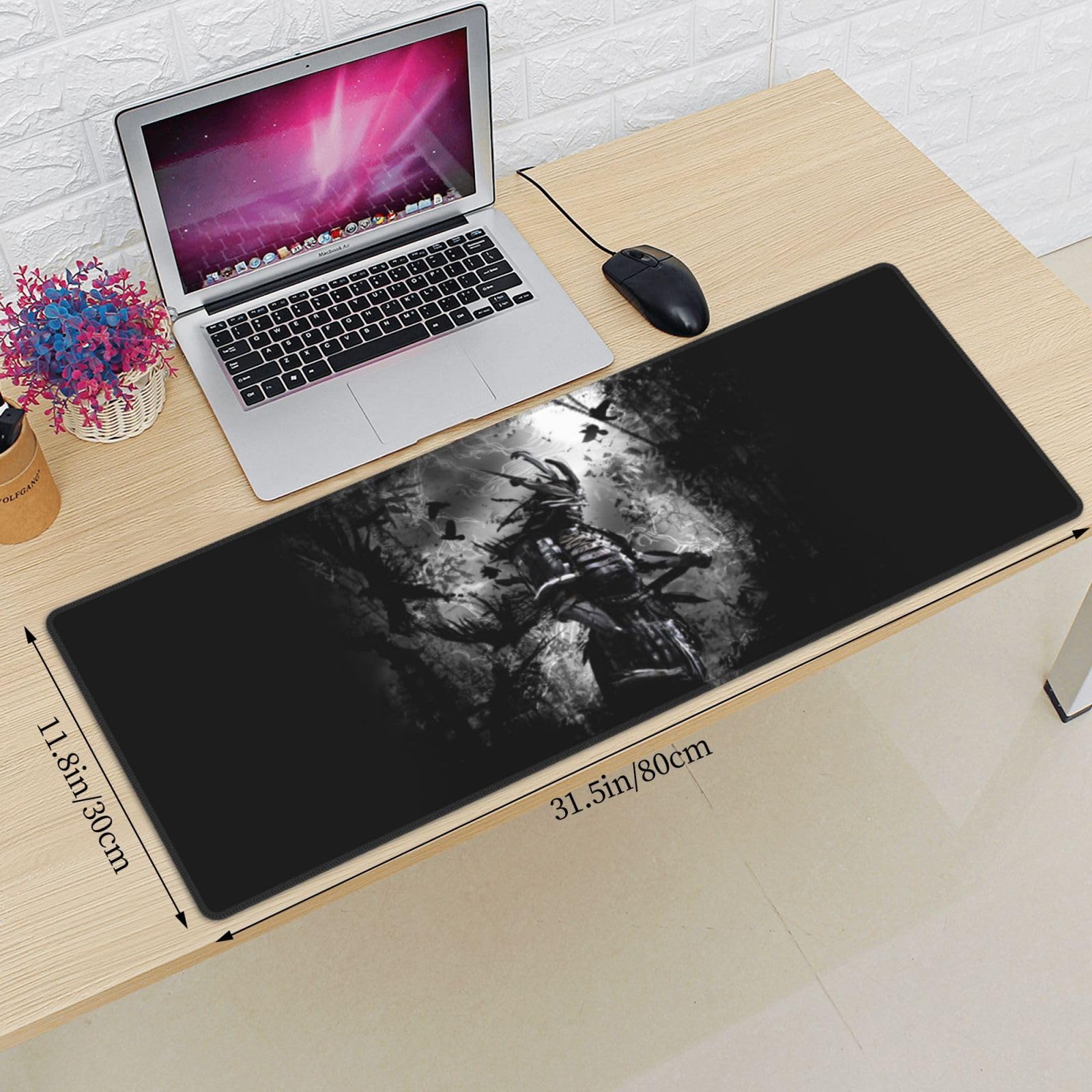 Japanese Samurai Cool Anime Black Mouse Pad 31.5x11.8 In Desk La 103a9a78 E120 4782 Bd4a 8f1cb60ff132.063375d19a7c08012dfb09d1006596a3 - View #9