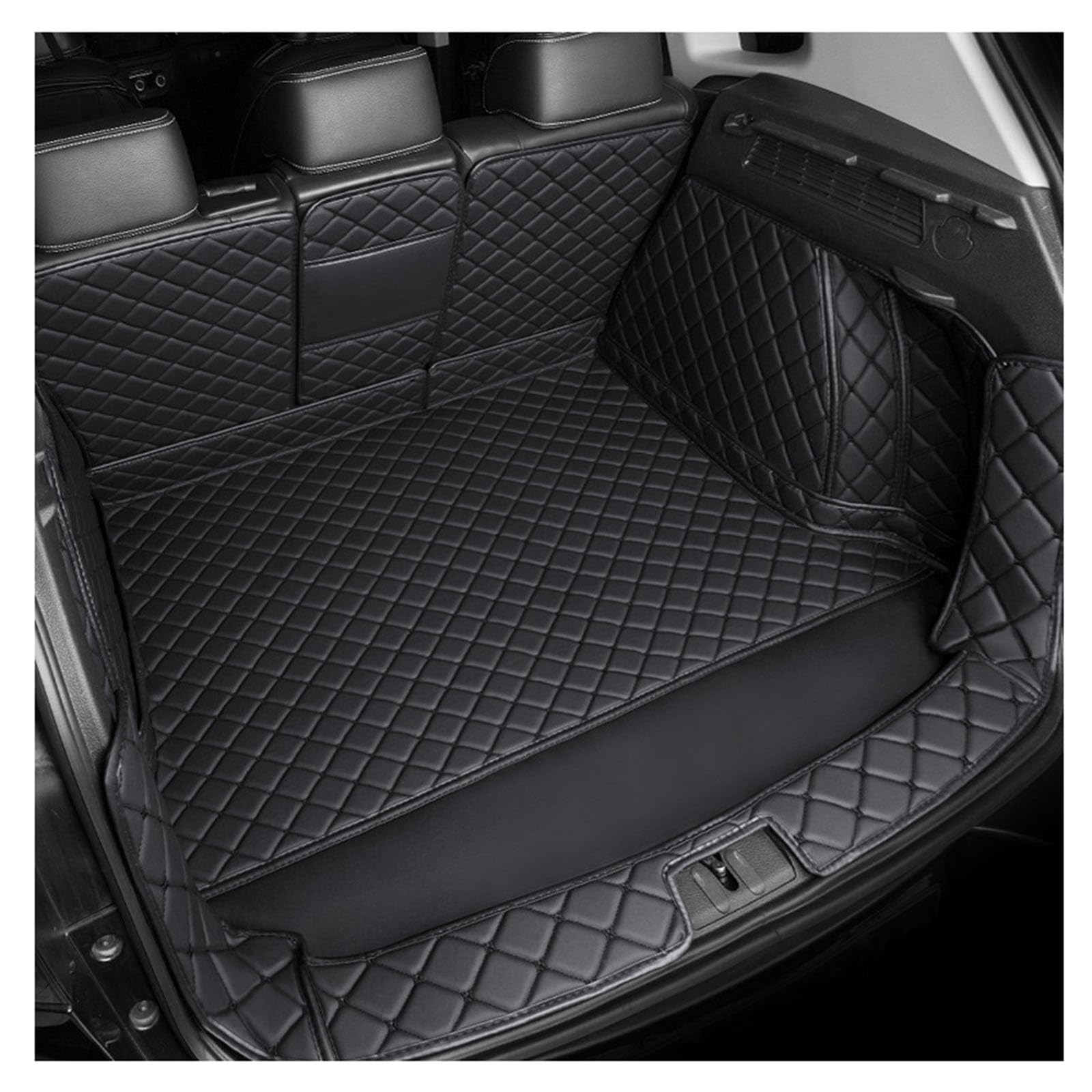 MRFDESC Car Leather Trunk Mat Boot Liner for MG MG4 EV XPower 2023-2024-2026 Car Boot Cargo Liners Protector Interior Accessories,A