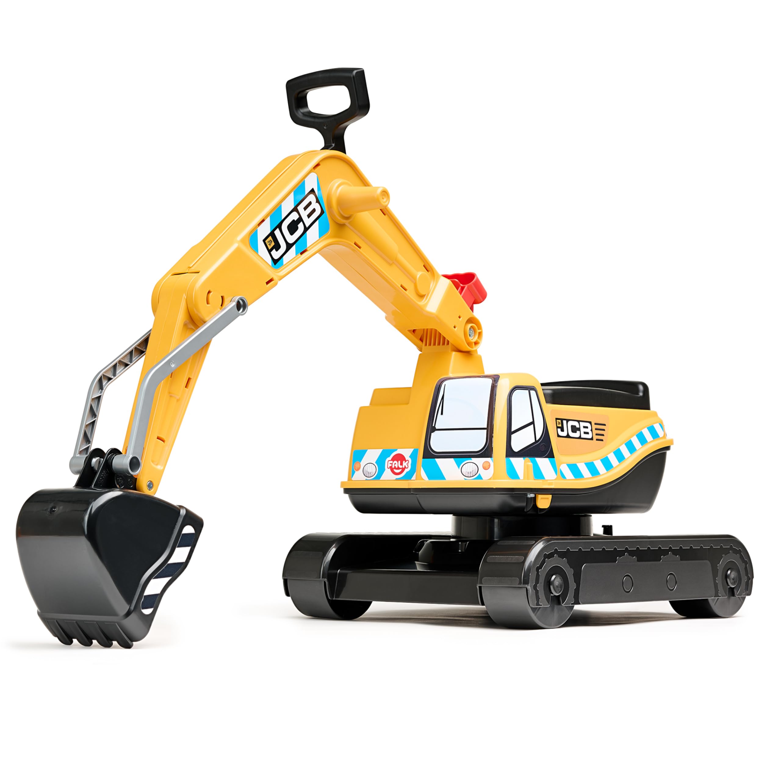 FALK - Bagger JCB – ab 3 Jahren – Bagger und Schaufel mit Gelenk – Drehkabine 145
