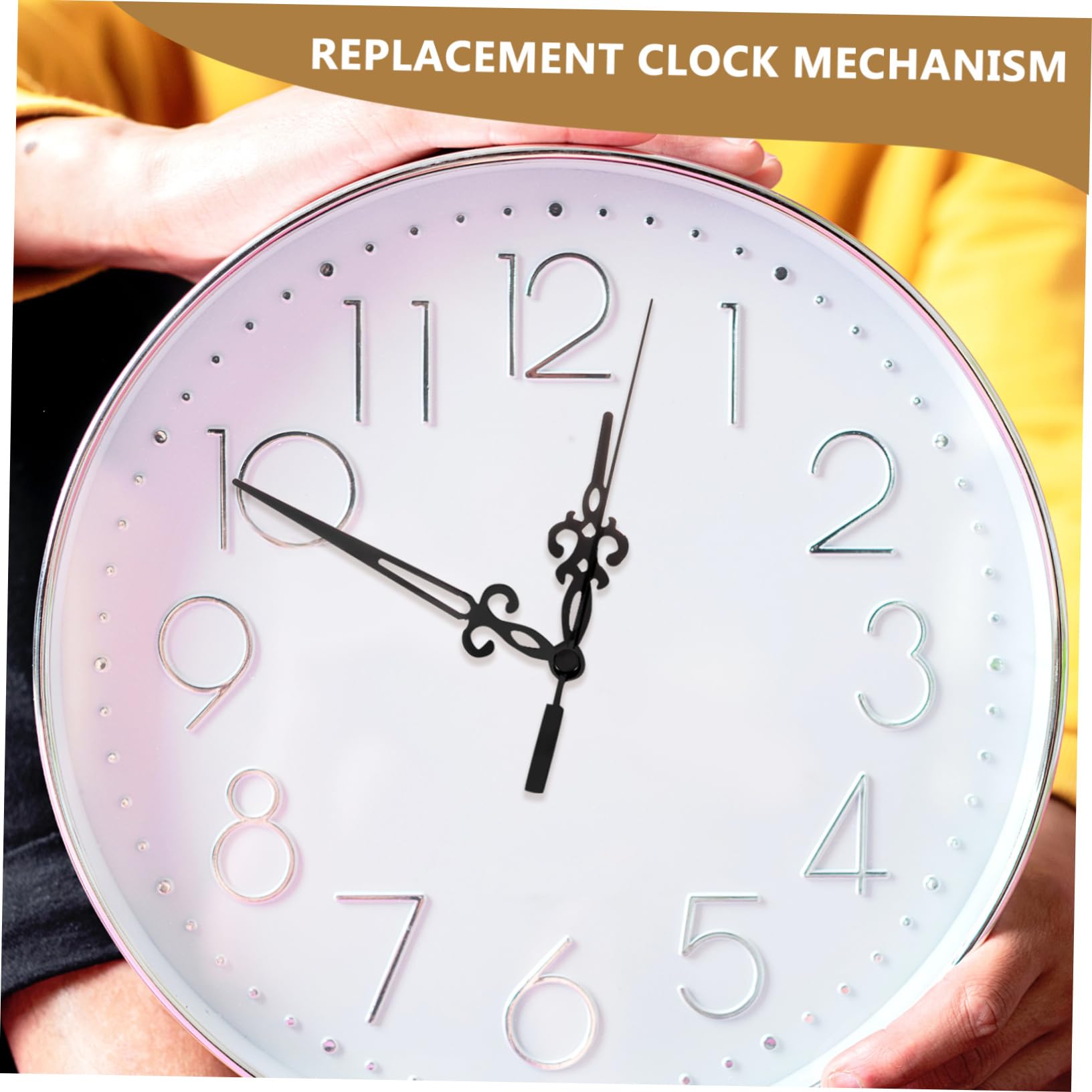 Mikikit 2sätze - Mit Musikbox Mechanismus Für Wanduhr Präzise Uhrzeiger Ersatzteile Für Bastelprojekte Für Reparaturen Und Kreative Uhrenideen