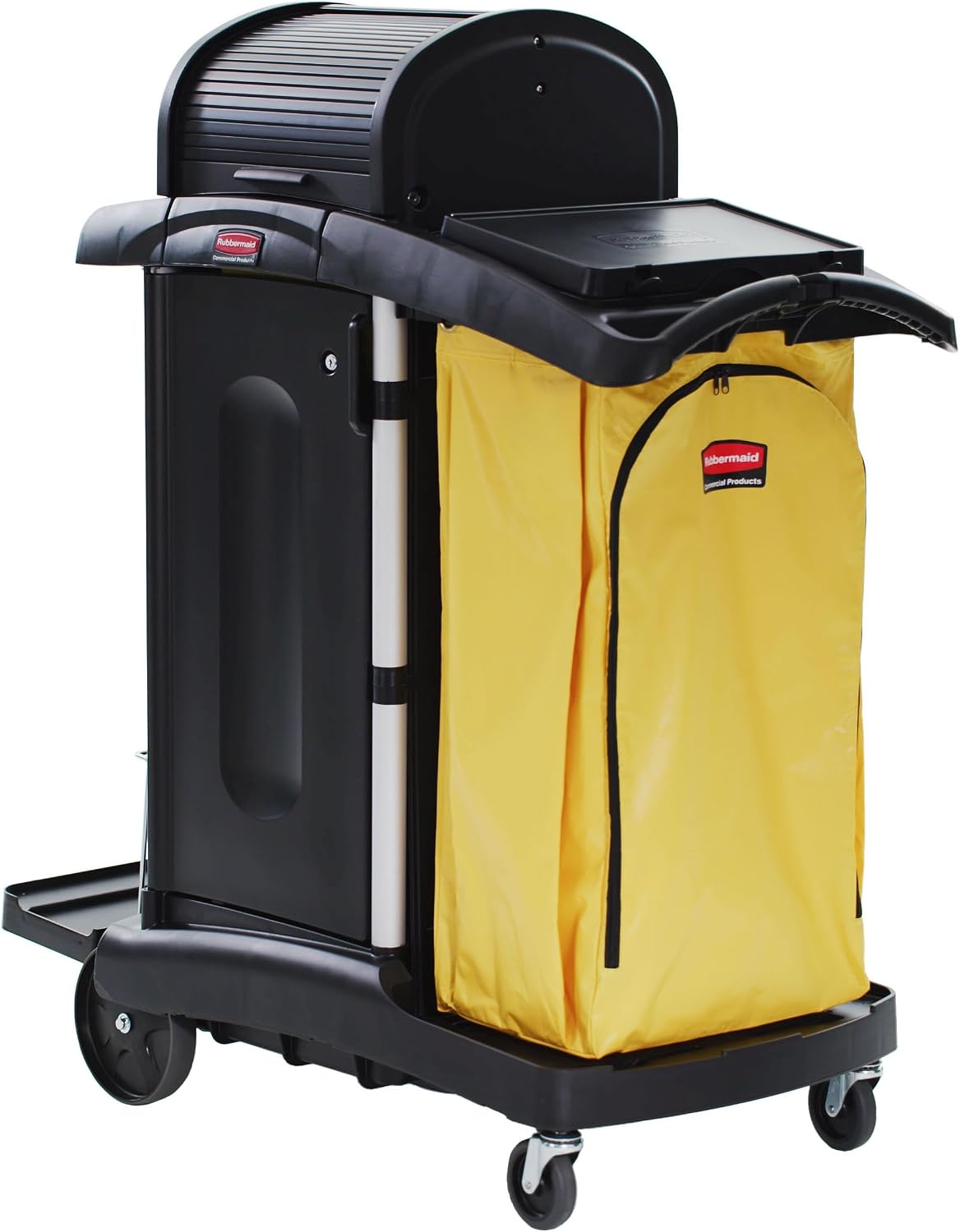 Rubbermaid Commercial High Capacity Vinyl Janitorial Cleaning Cart Bag Waste/Trash/Laundry/Linen Collection for Restraurant/Café/Office/School/Motel/Facility 34 Gallon Yellow image 3
