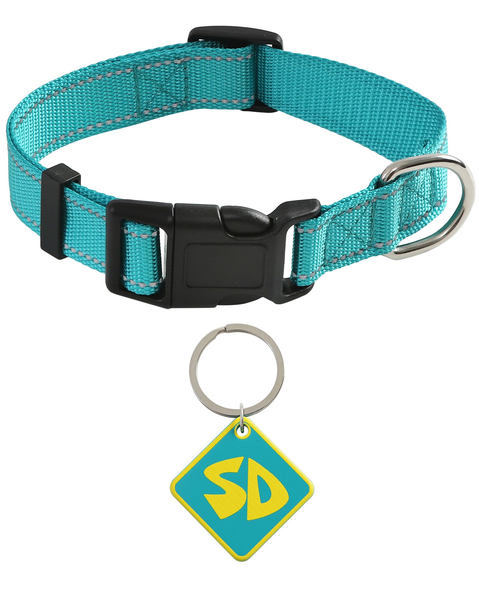 Dog Halloween Costume SD Tag with Nylon Adjustable Collar for Small Medium Large Puppy Funny Pet Cosplay Supplies L