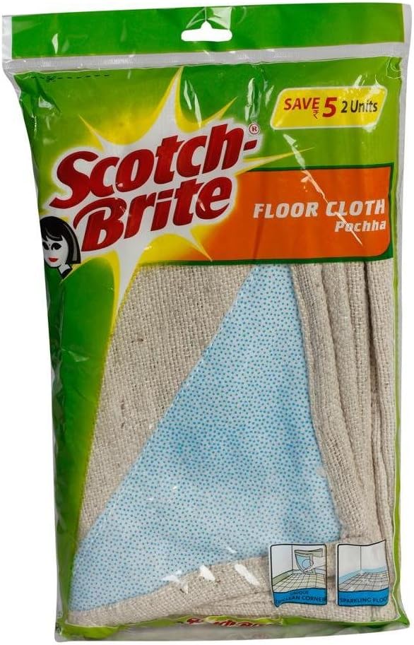 Gala Microfiber Advance Floor Cleaning Cloth(Pocha) for Mopping White