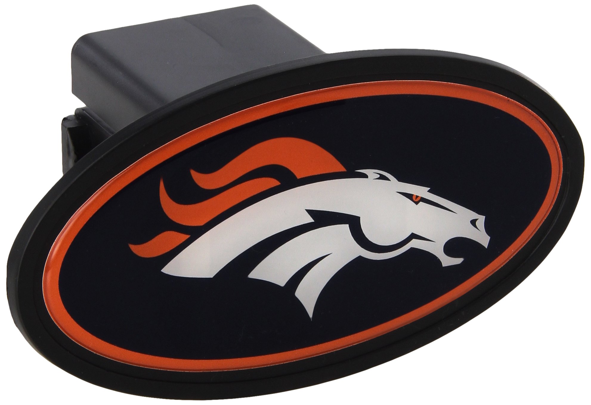 NFL Denver Broncos Kunststoff-Logo-Abdeckung für Anhängerkupplung, Klasse III